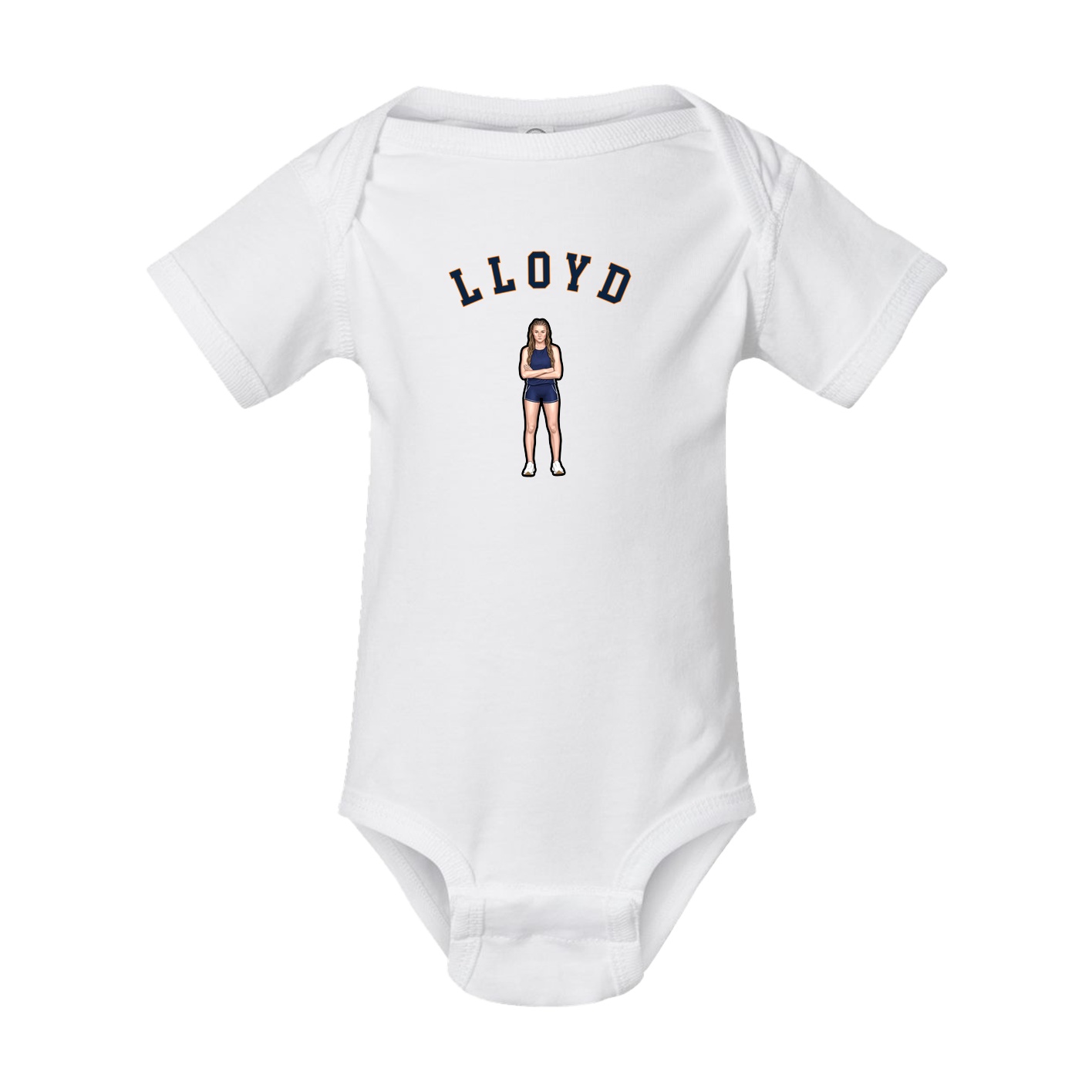 Baby Onesie — Shirsey Arch in White