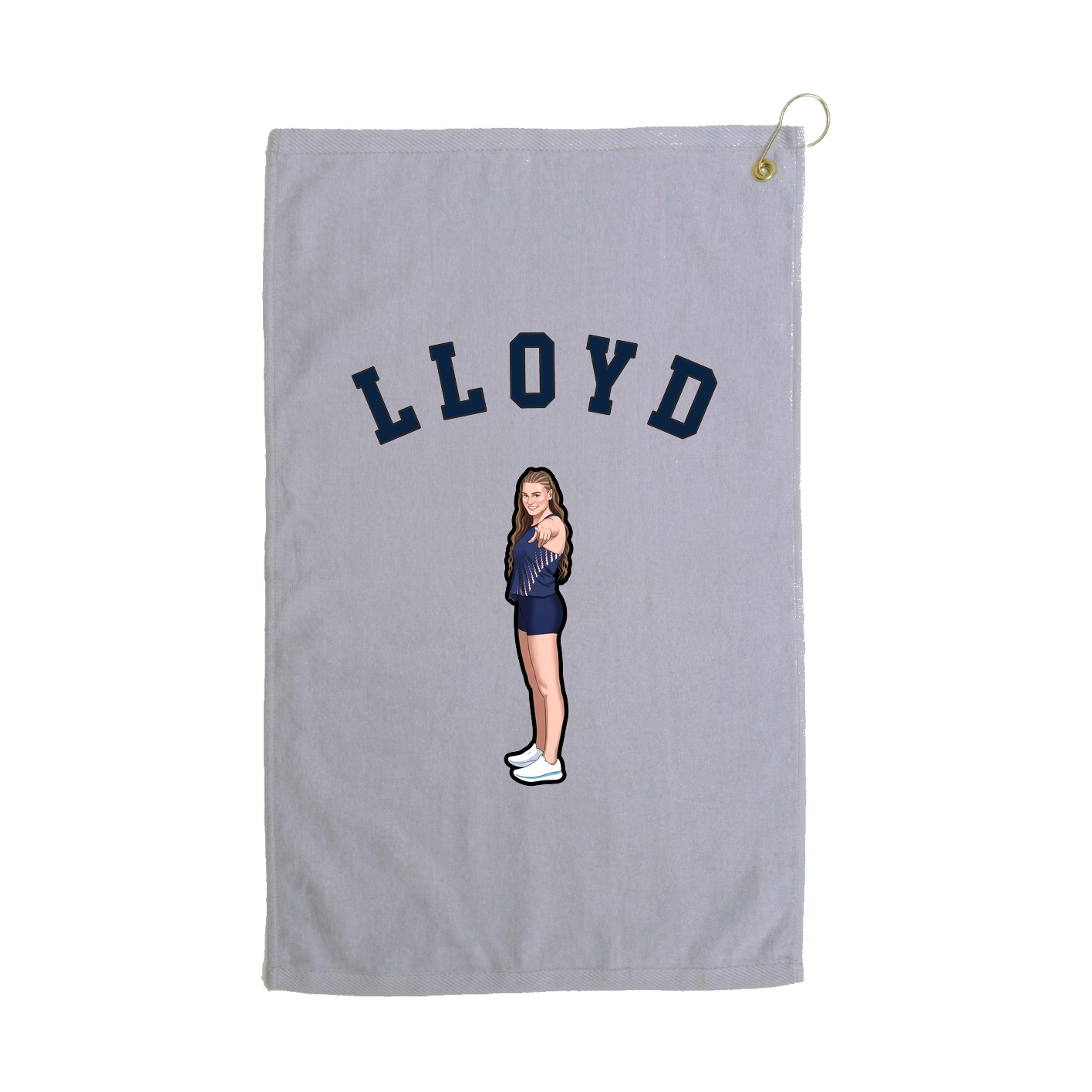 Golf Towel — Shirsey Arch in Grey