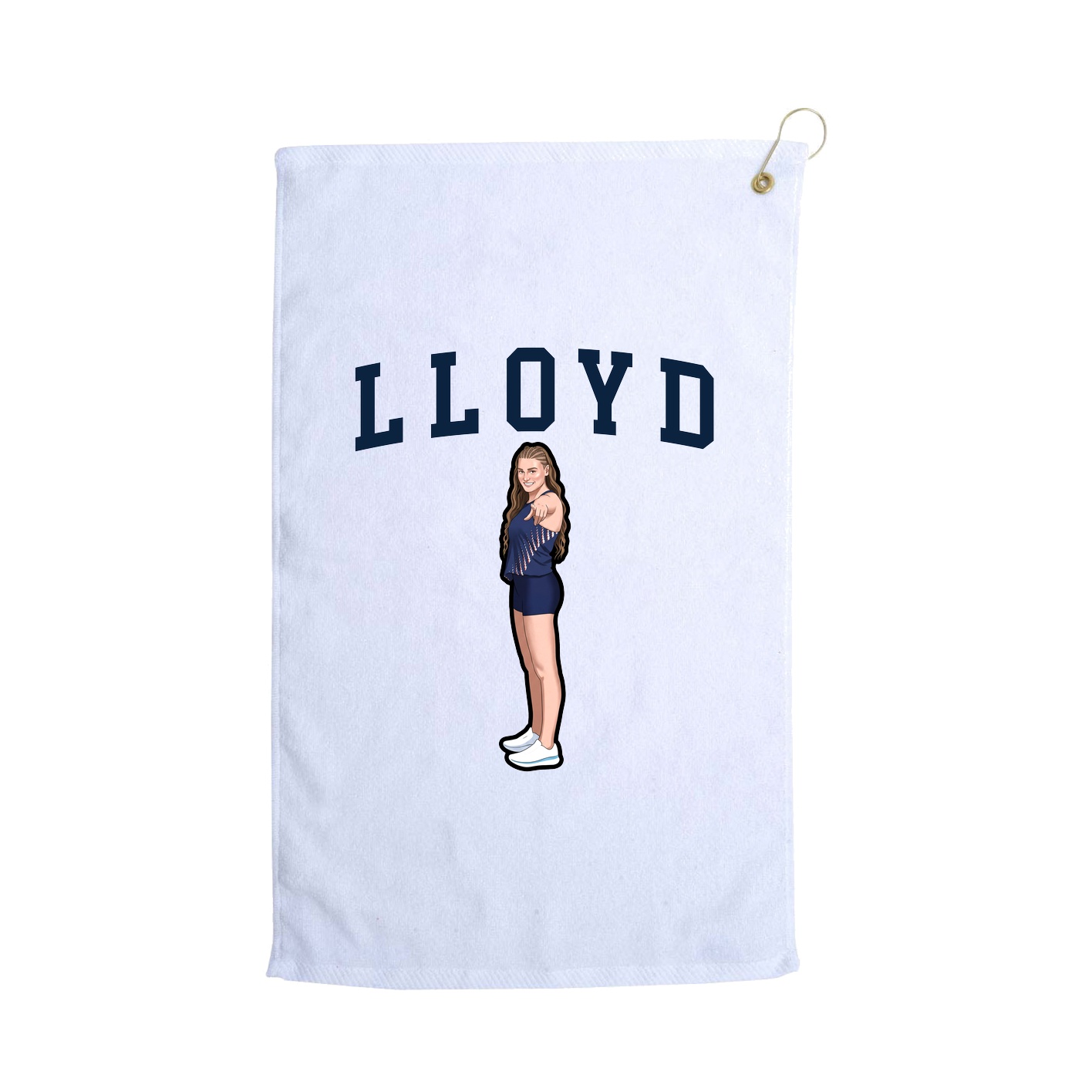 Golf Towel — Shirsey in White