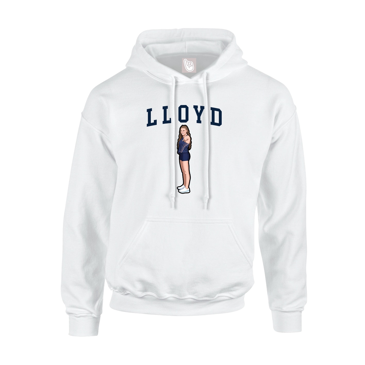 Youth Hoodie — Shirsey in White