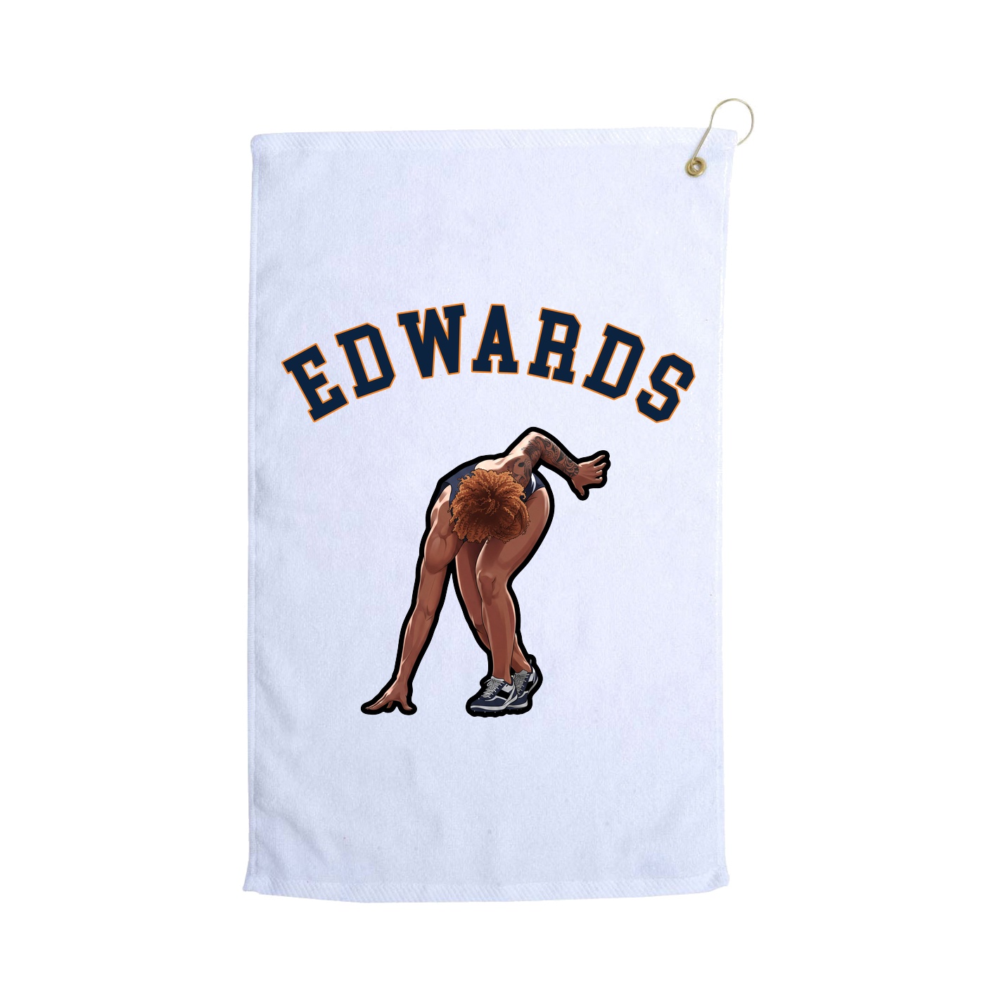 Golf Towel — Shirsey Arch in White
