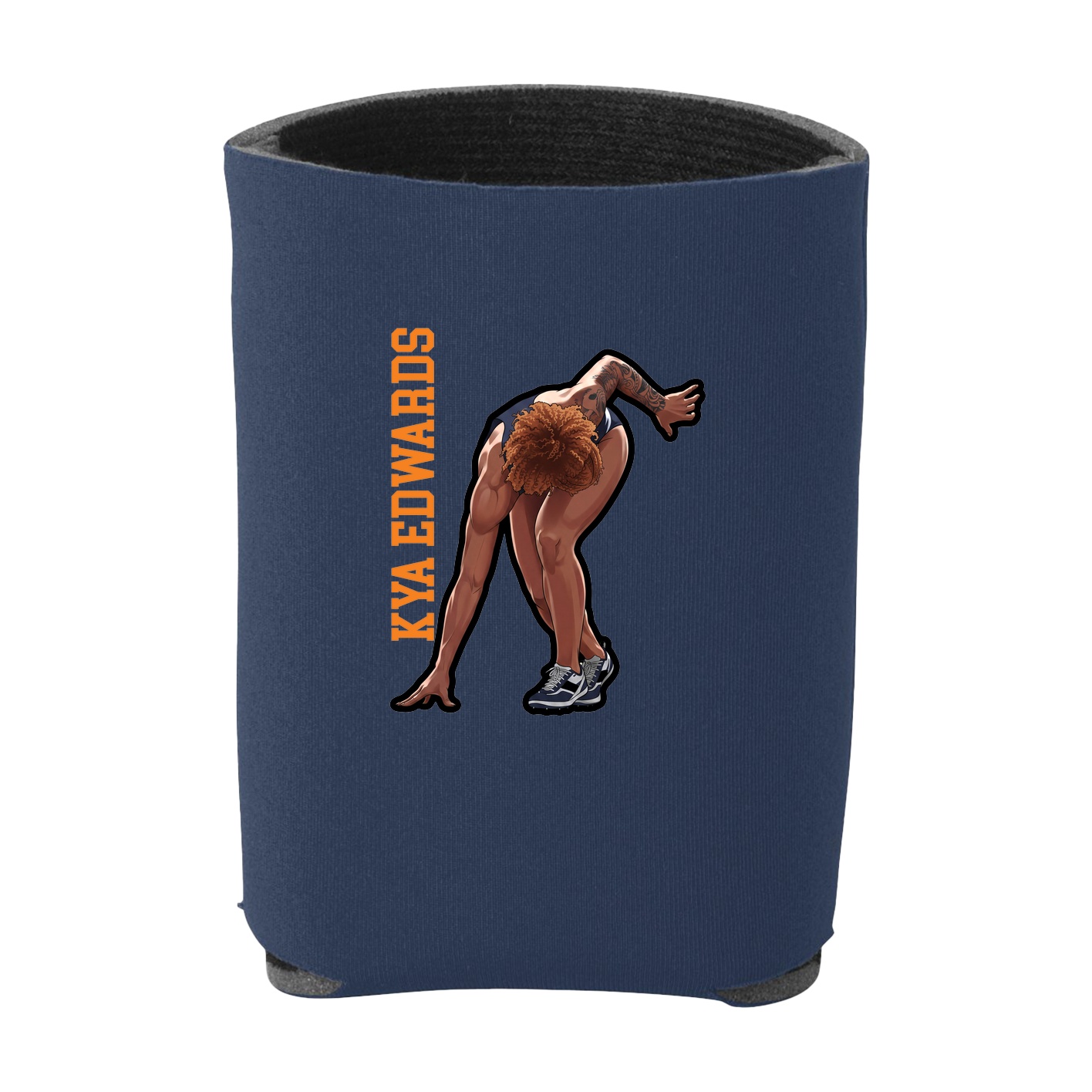 Can Holder — Name Vertical in Navy