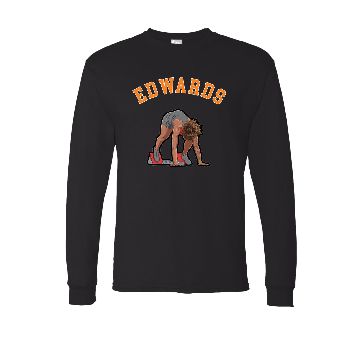 Long Sleeve Tee — Shirsey Arch in Black
