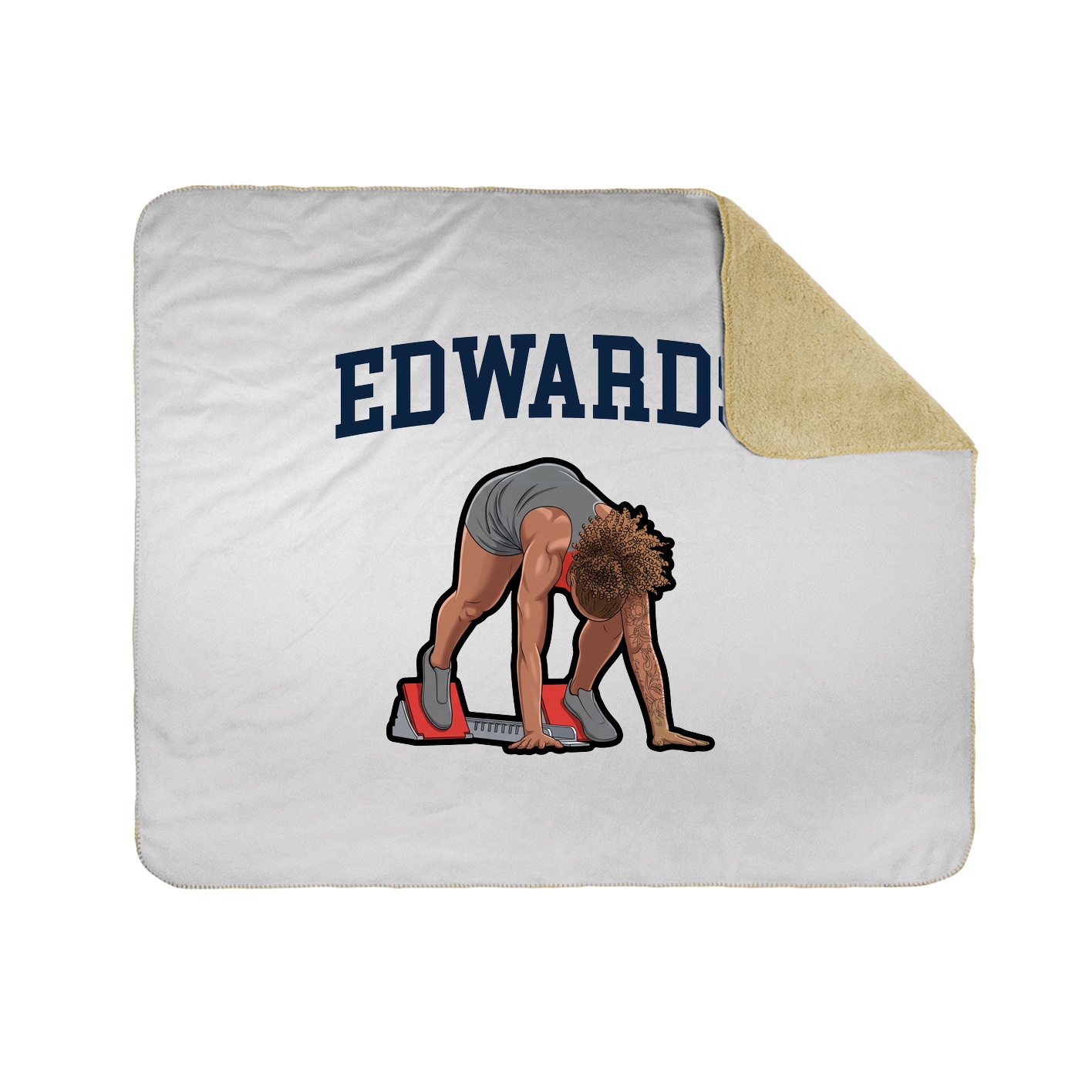Throw Blanket — Shirsey in White