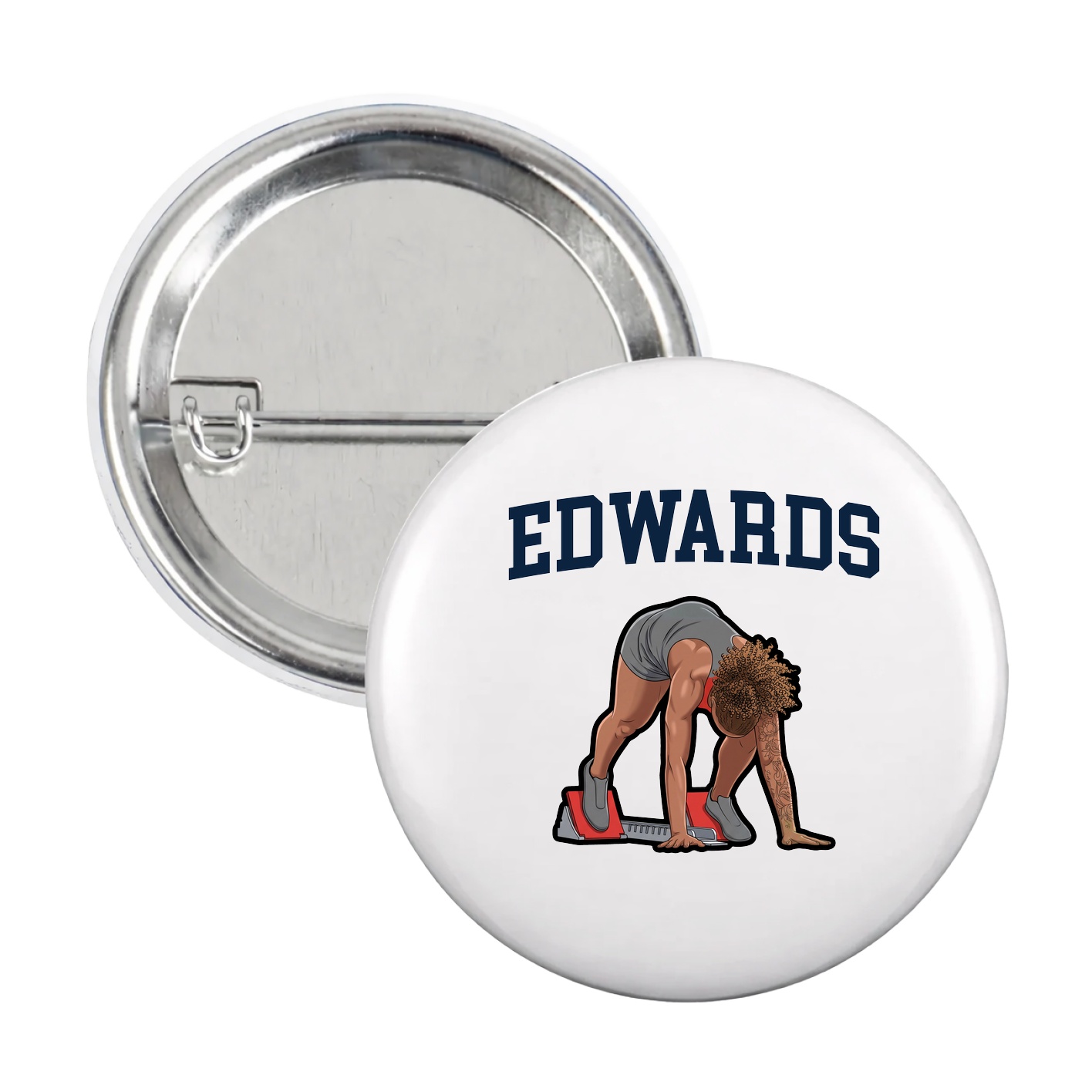 Game Day Button — Shirsey in White