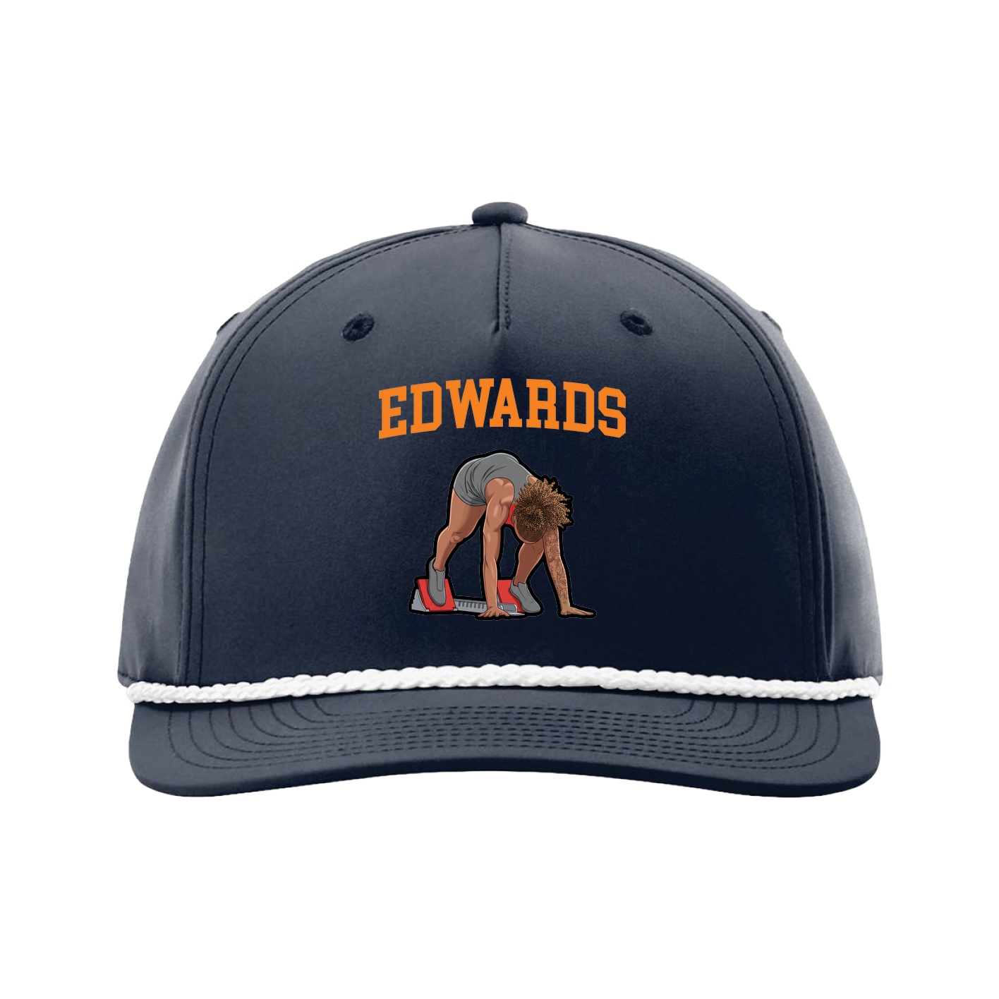 Five-Panel Classic Rope Cap — Shirsey in Navy