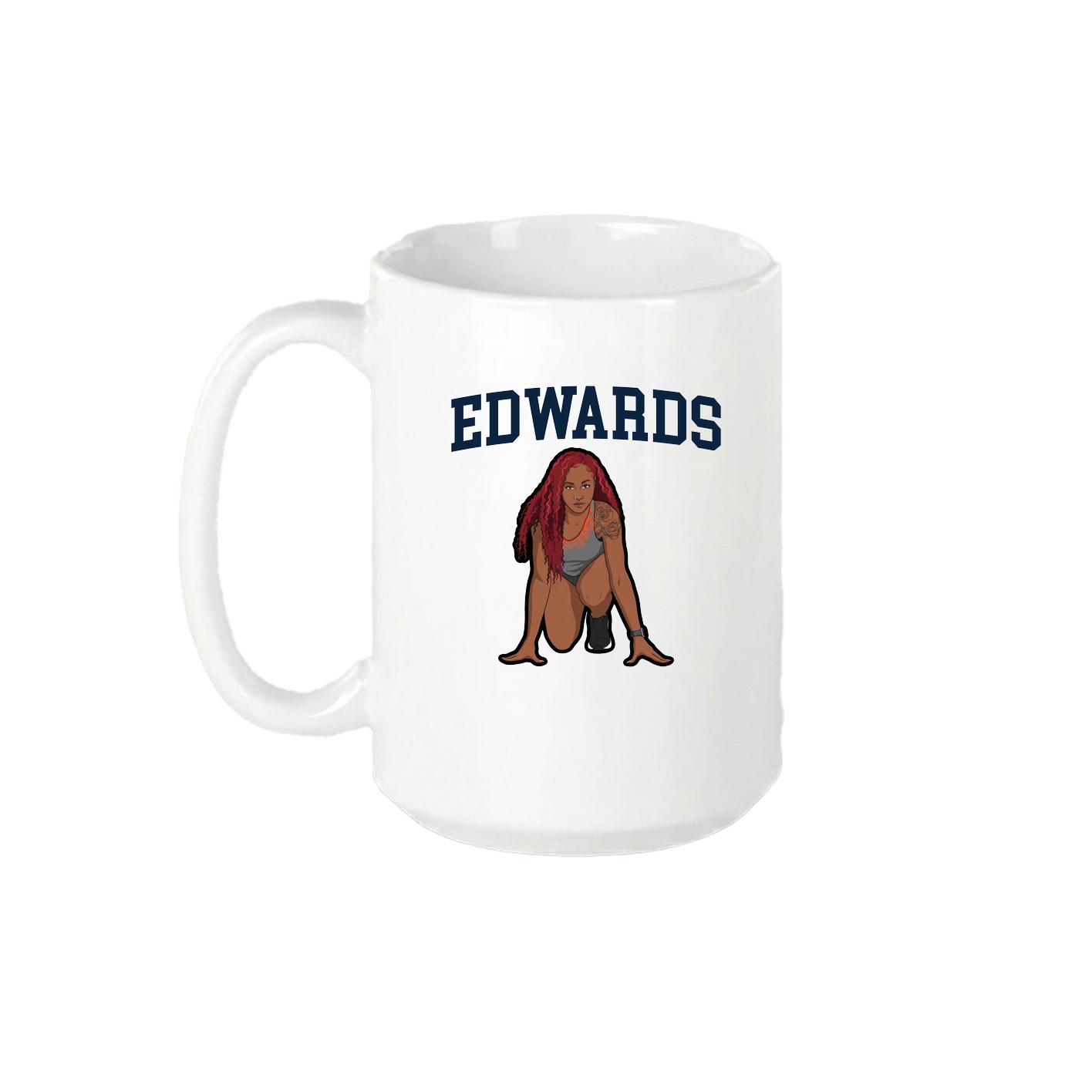 15oz Coffee Mug — Shirsey in White