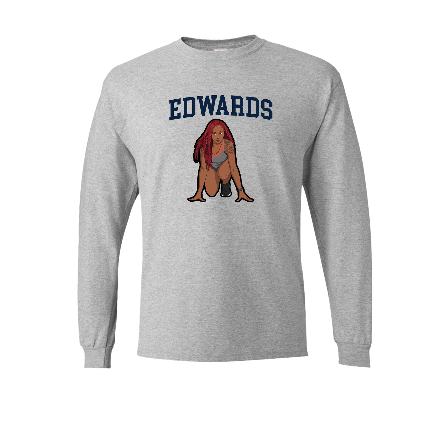 Long Sleeve Tee — Shirsey in Grey