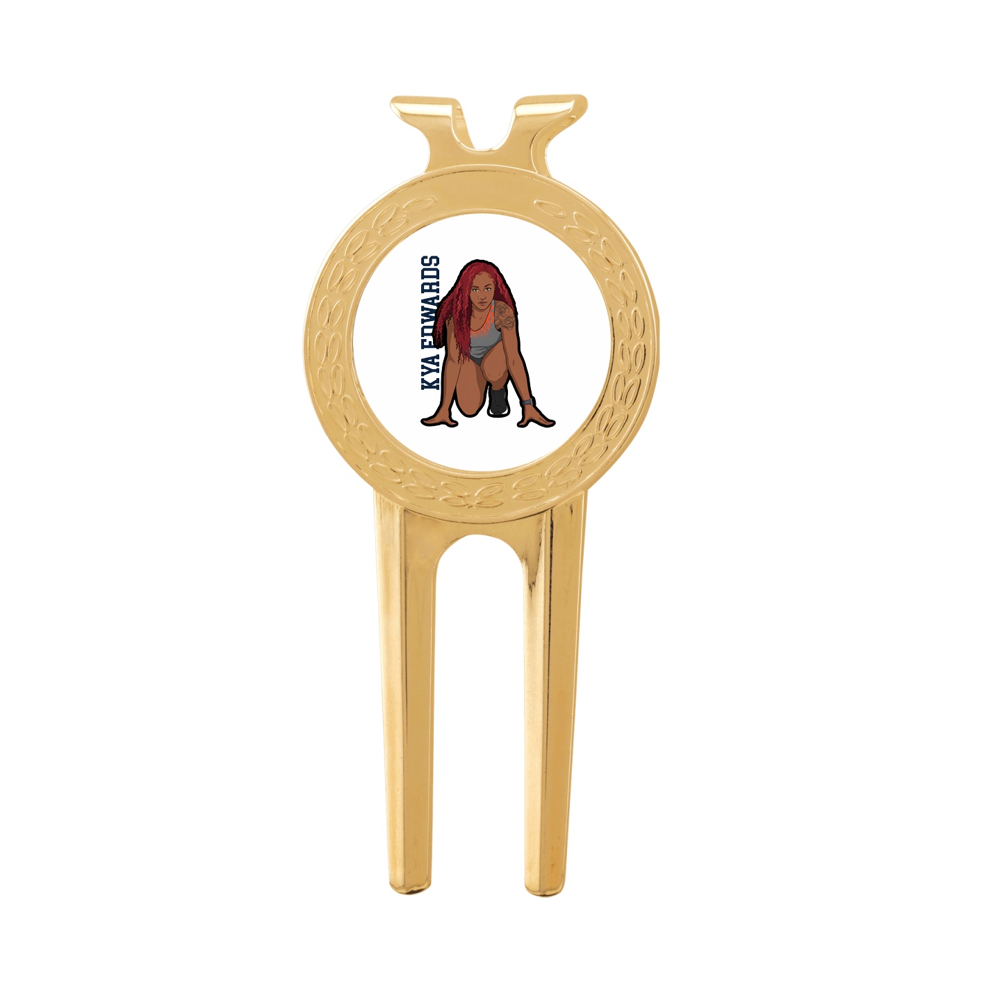 Divot Tool with Ball Marker — Name Vertical in Classic
