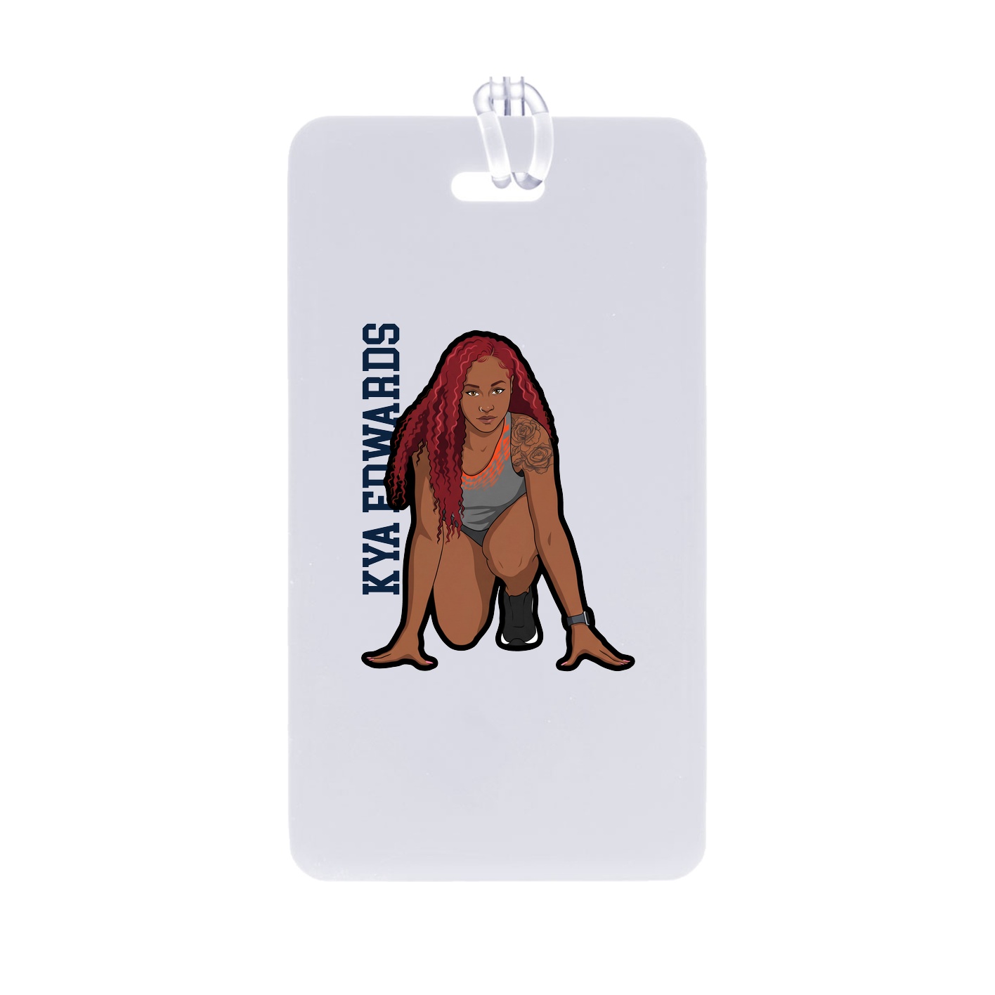 Bag Tag — Name Vertical in Classic