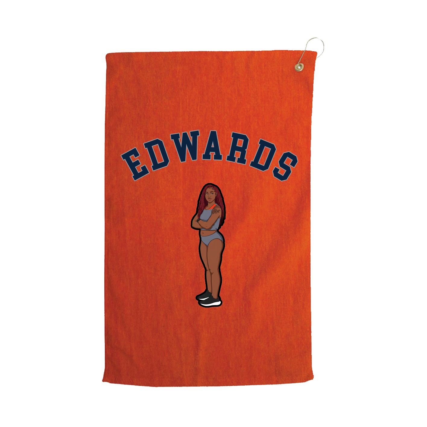 Golf Towel — Shirsey Arch in Orange