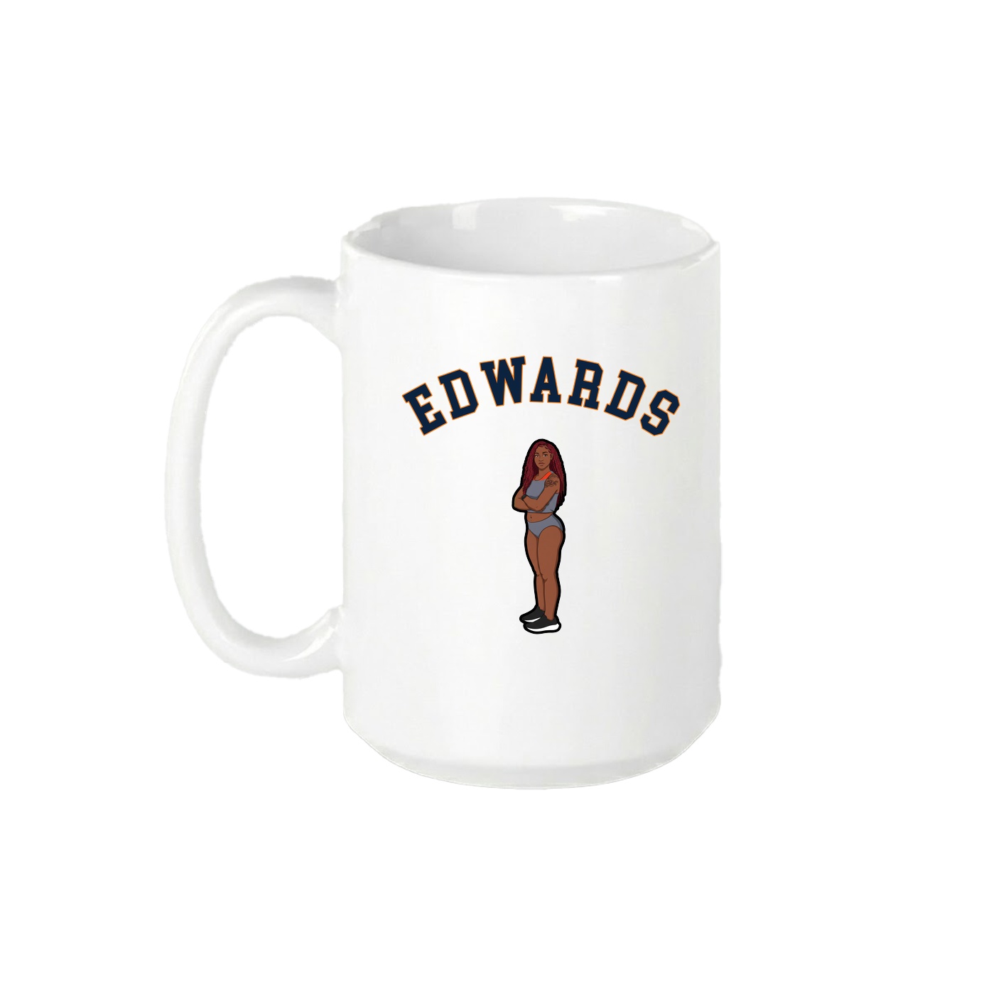 15oz Coffee Mug — Shirsey Arch in White