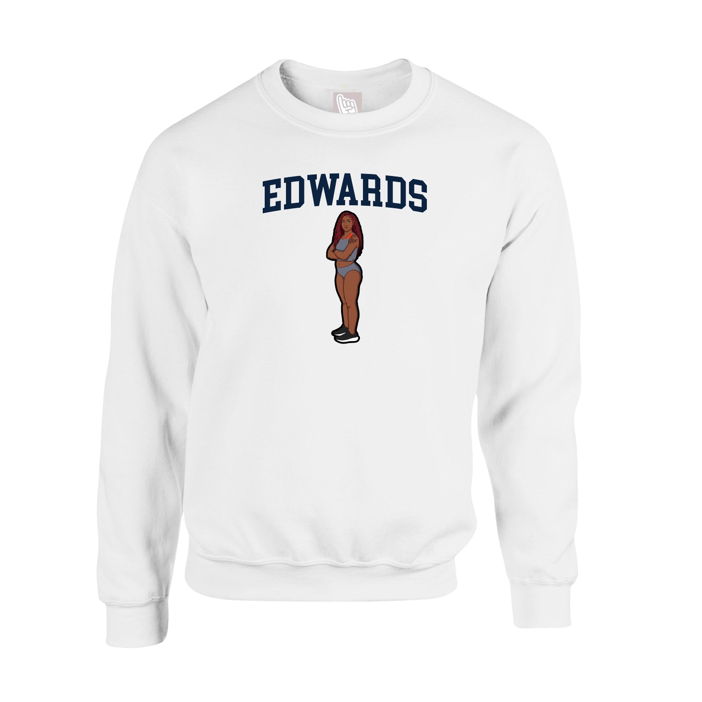 Fleece Crew — Shirsey in White