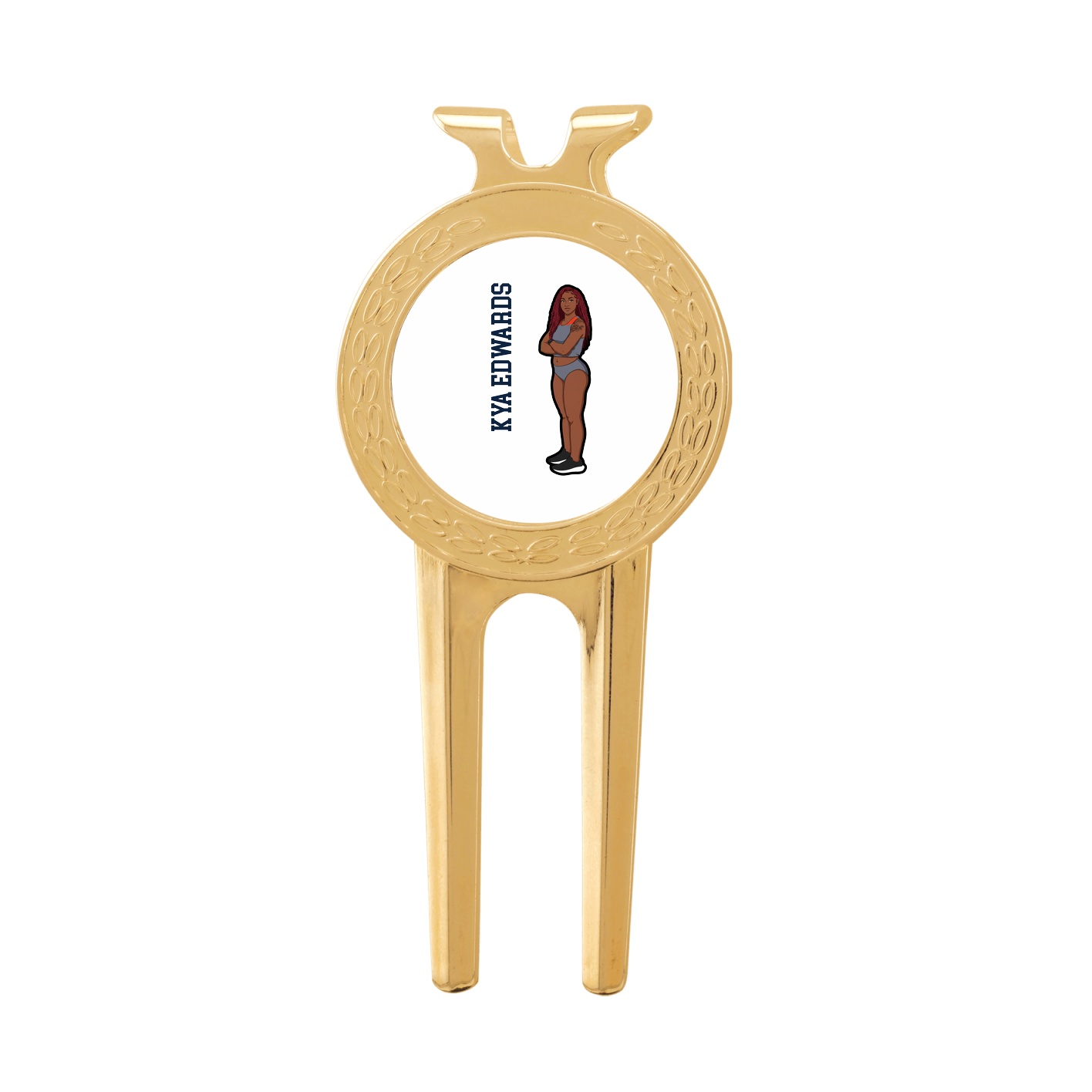 Divot Tool with Ball Marker — Name Vertical in Classic