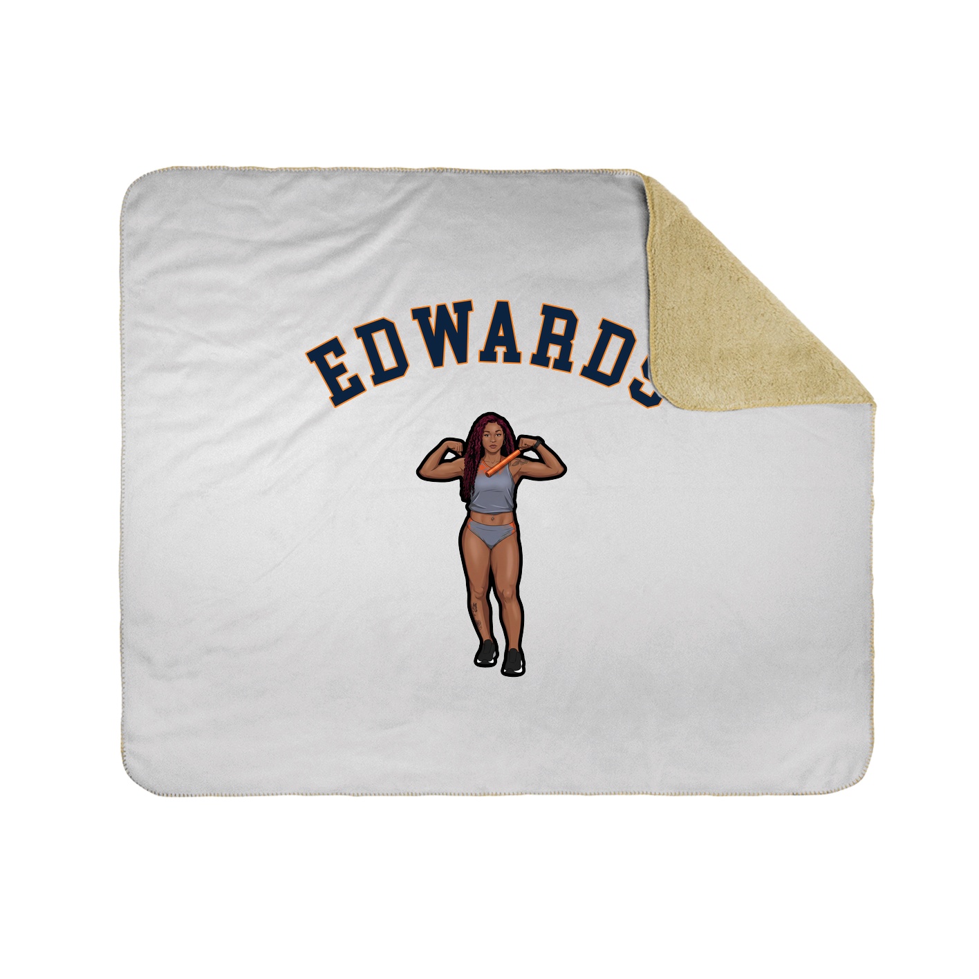 Throw Blanket — Shirsey Arch in White