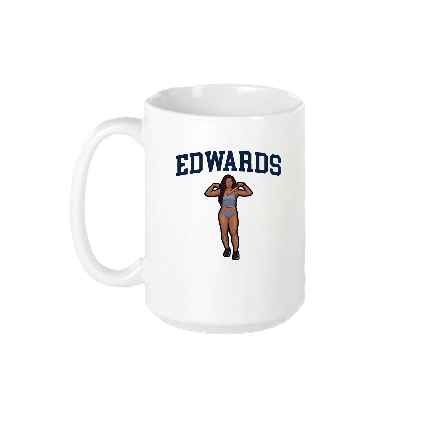 15oz Coffee Mug — Shirsey in White