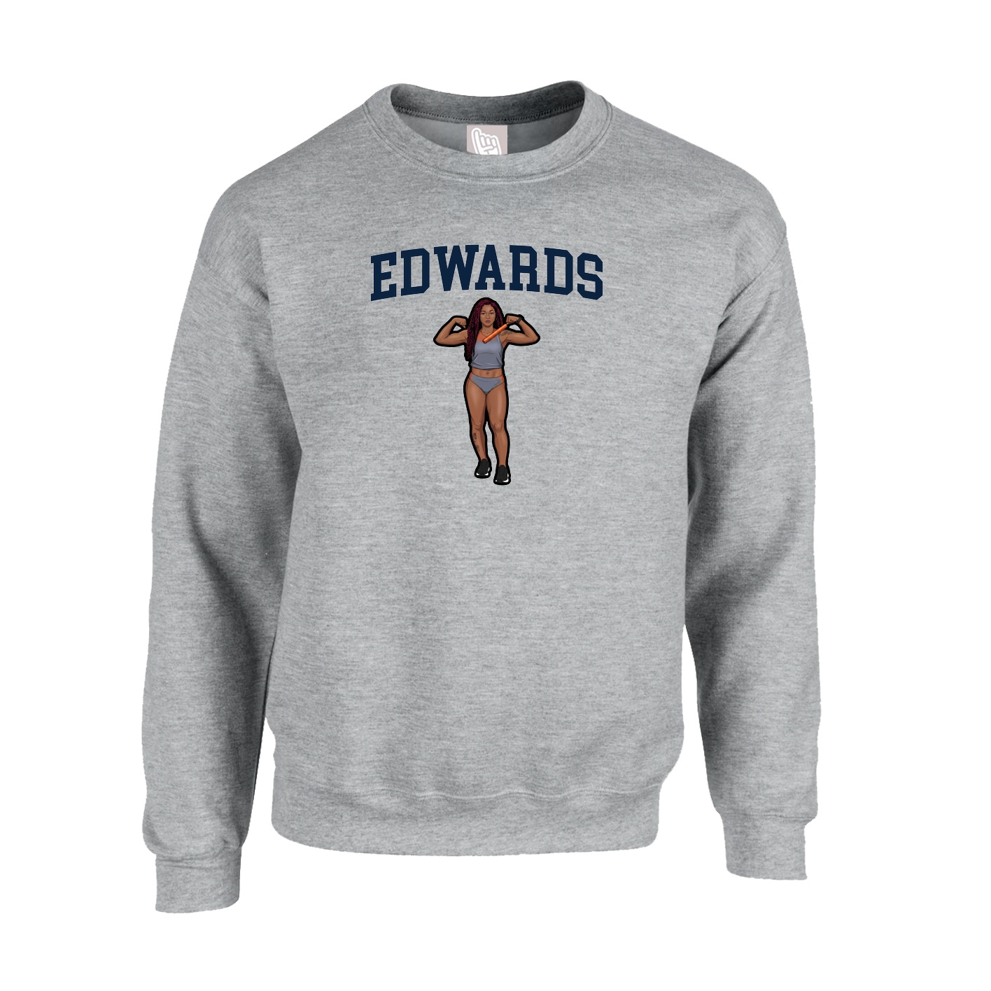 Fleece Crew — Shirsey in Grey
