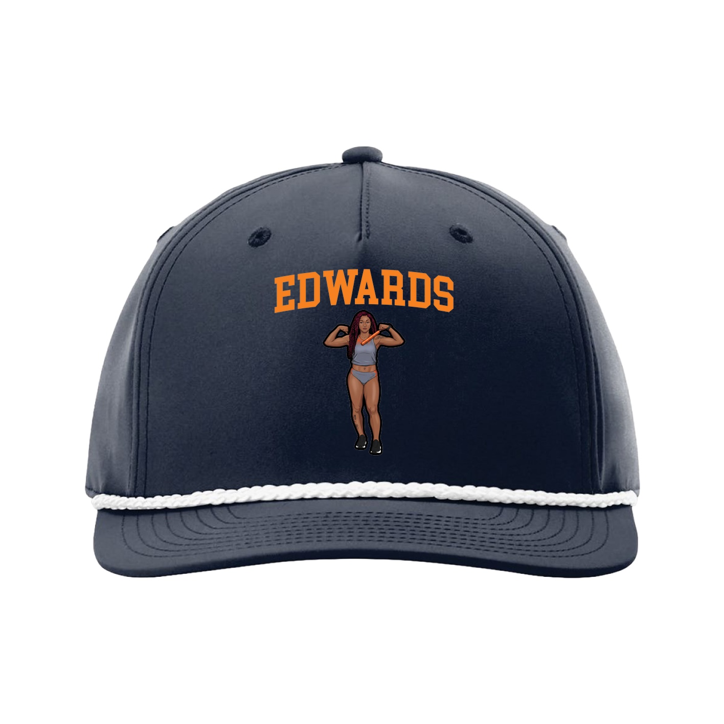 Five-Panel Classic Rope Cap — Shirsey in Navy