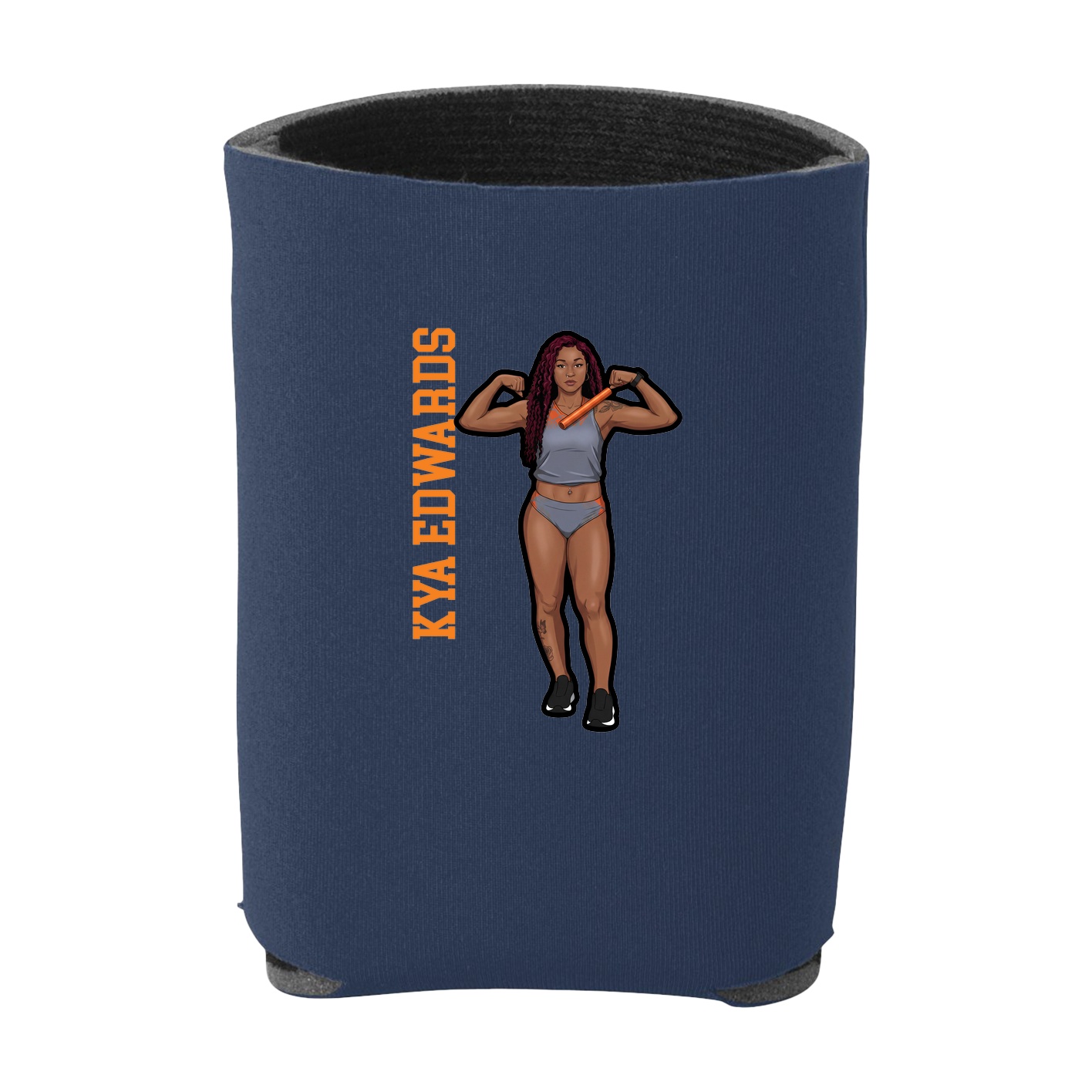 Can Holder — Name Vertical in Navy