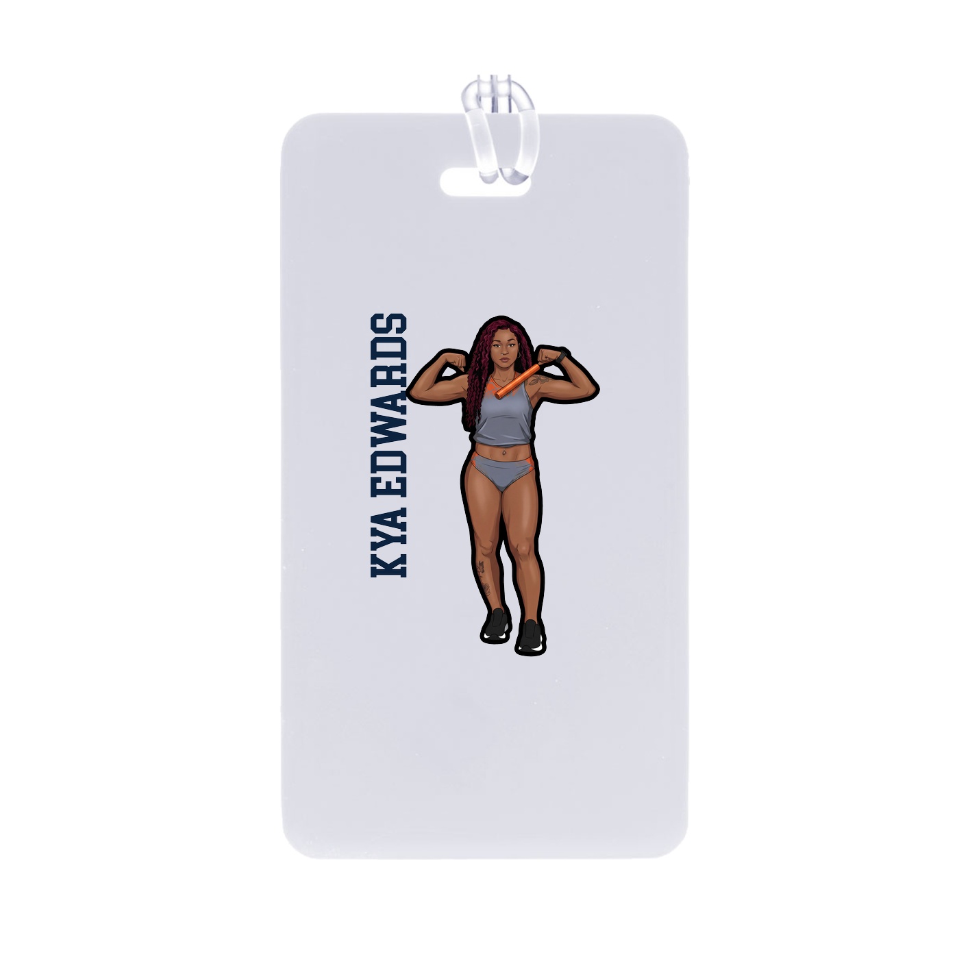 Bag Tag — Name Vertical in Classic
