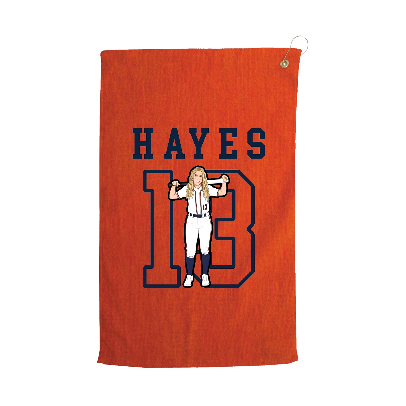 Golf Towel — Shirsey in Orange