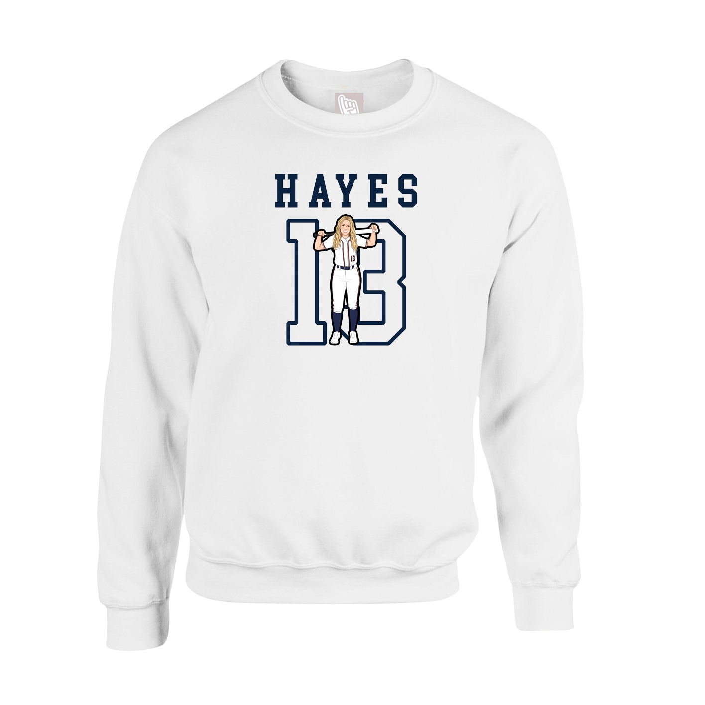 Fleece Crew — Shirsey in White