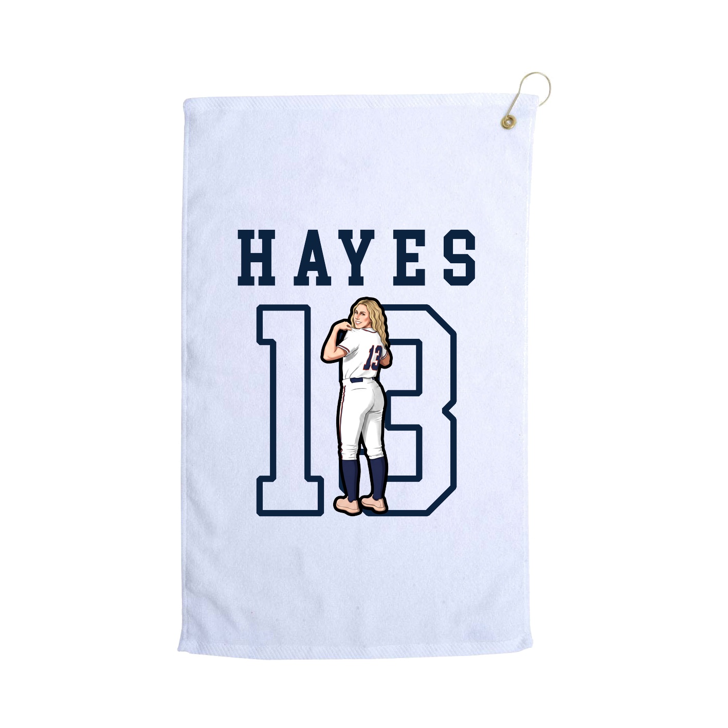 Golf Towel — Shirsey in White