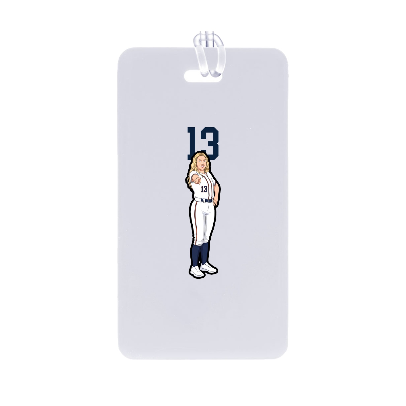 Bag Tag — Number Top in Classic