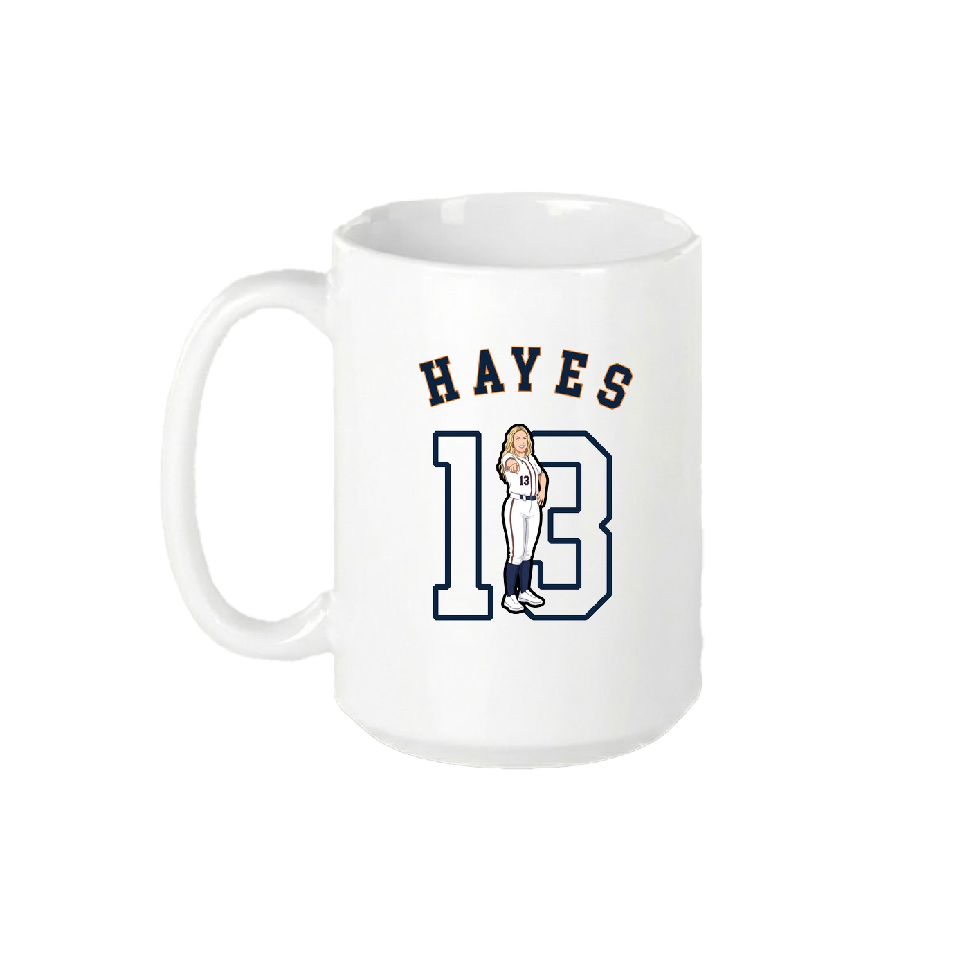 15oz Coffee Mug — Shirsey Arch in White