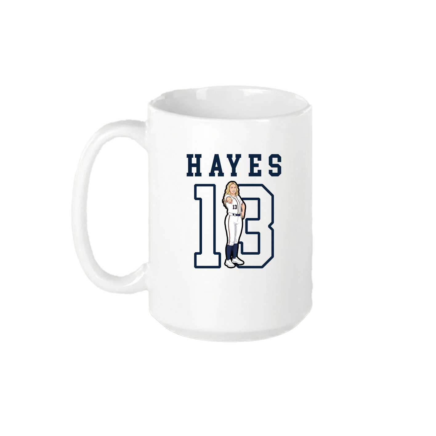 15oz Coffee Mug — Shirsey in White