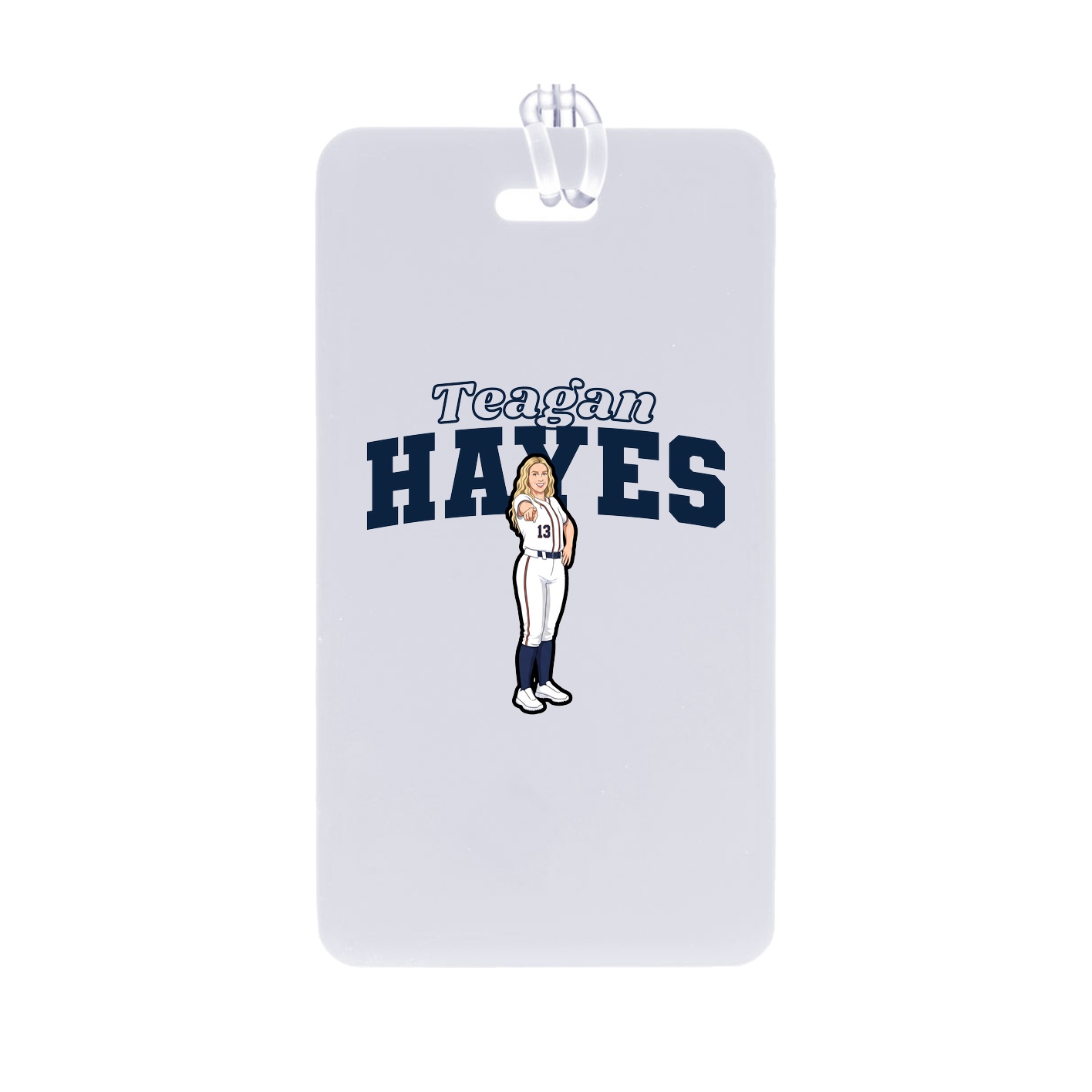 Bag Tag — Name Arch in Classic