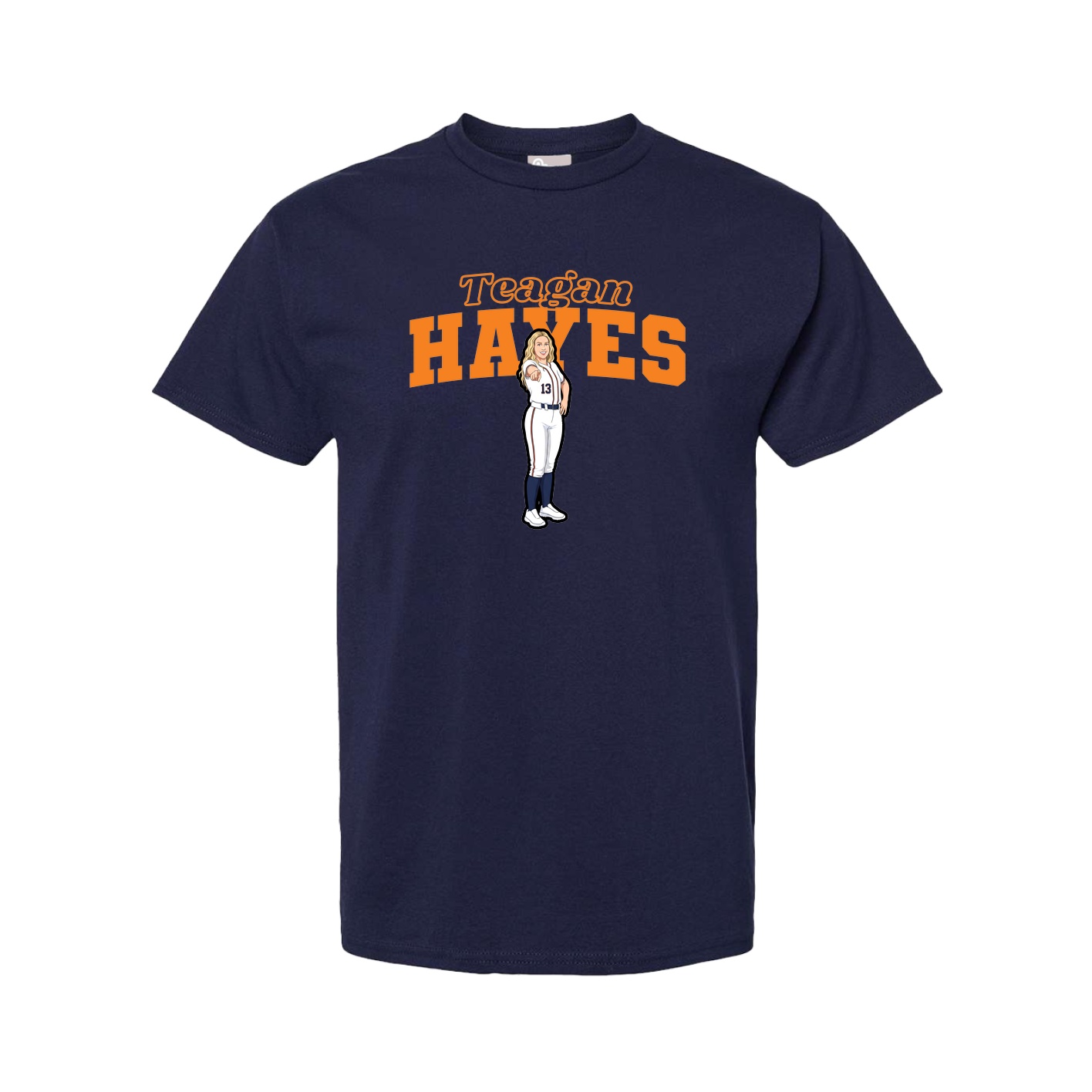 Tee — Name Arch in Navy