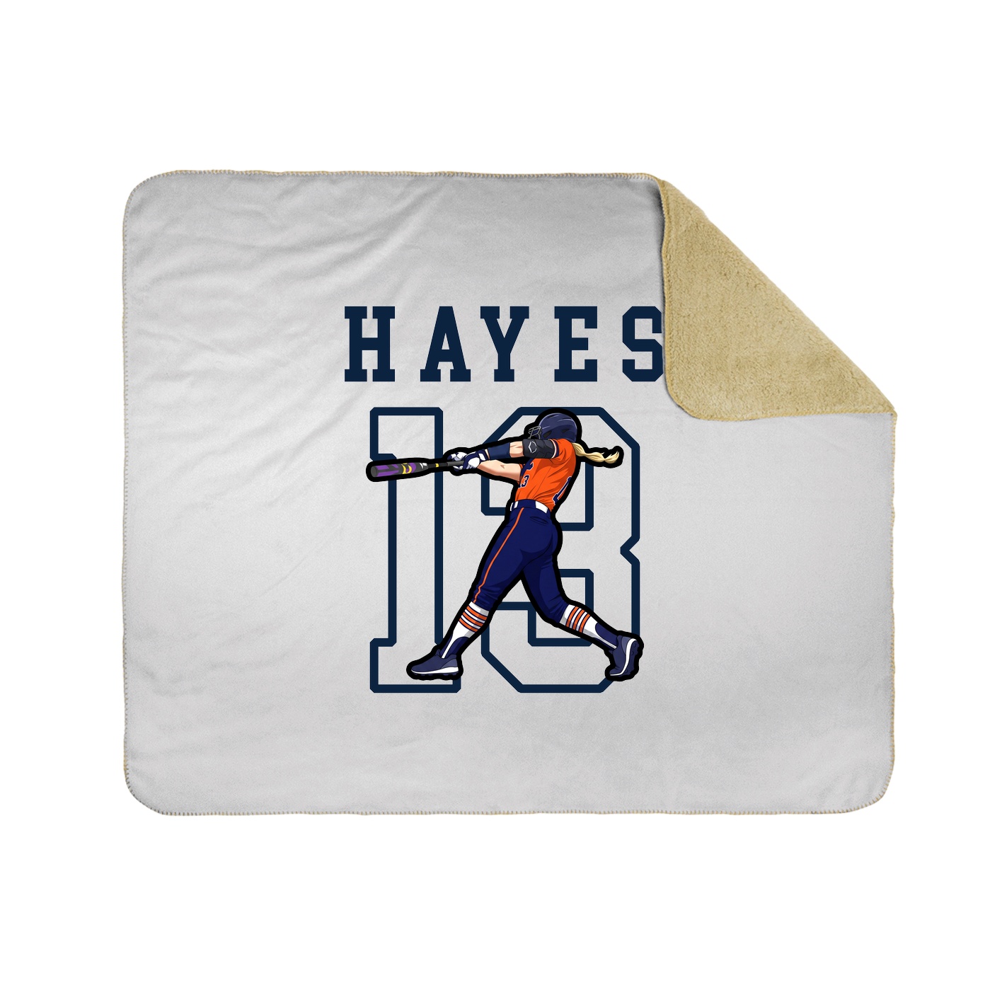 Throw Blanket — Shirsey in White