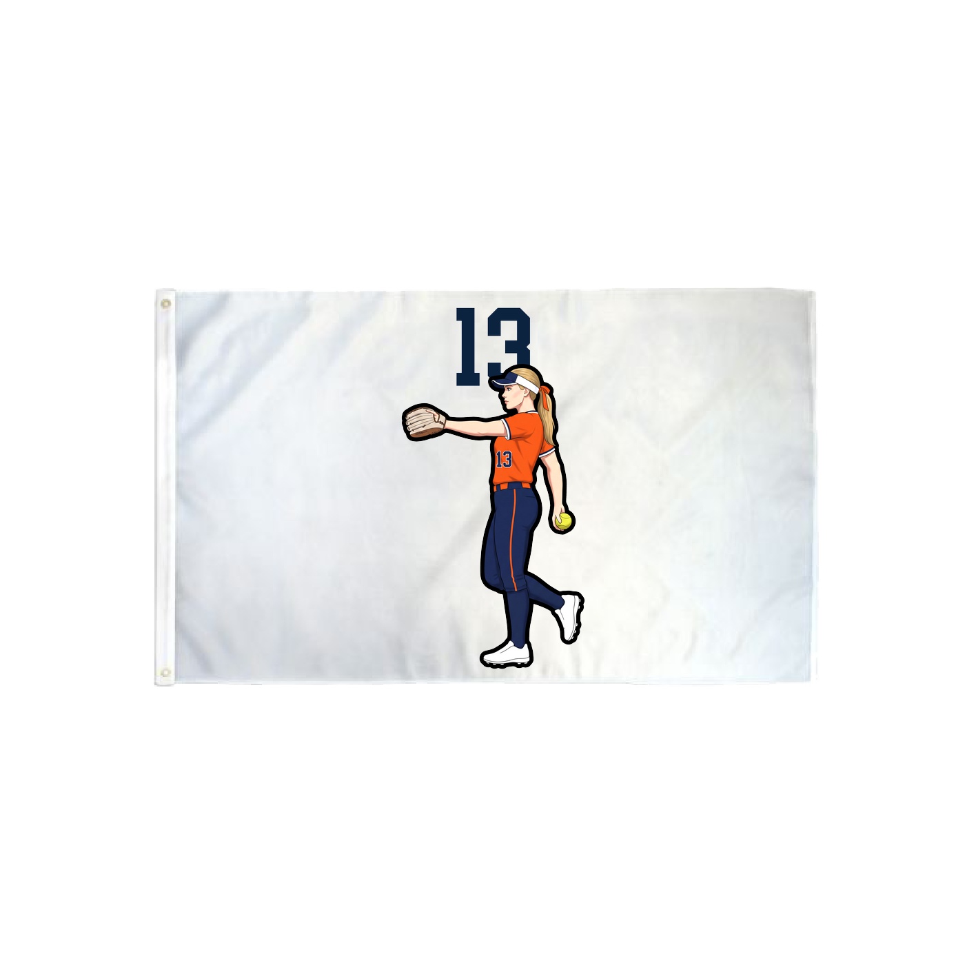 3x5 Flag — Number Top in Classic