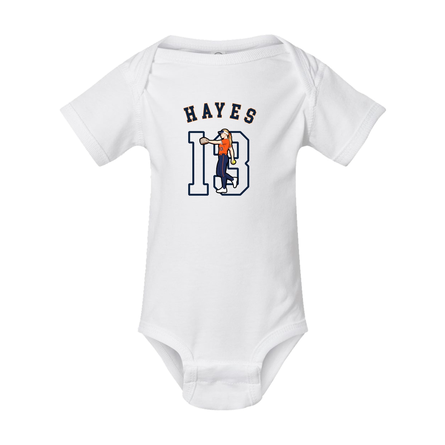 Baby Onesie — Shirsey Arch in White