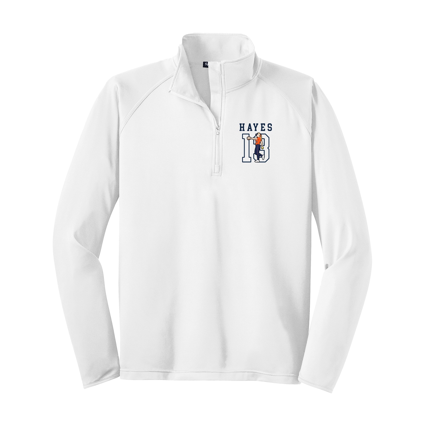 Q-Zip Pullover — Shirsey in White