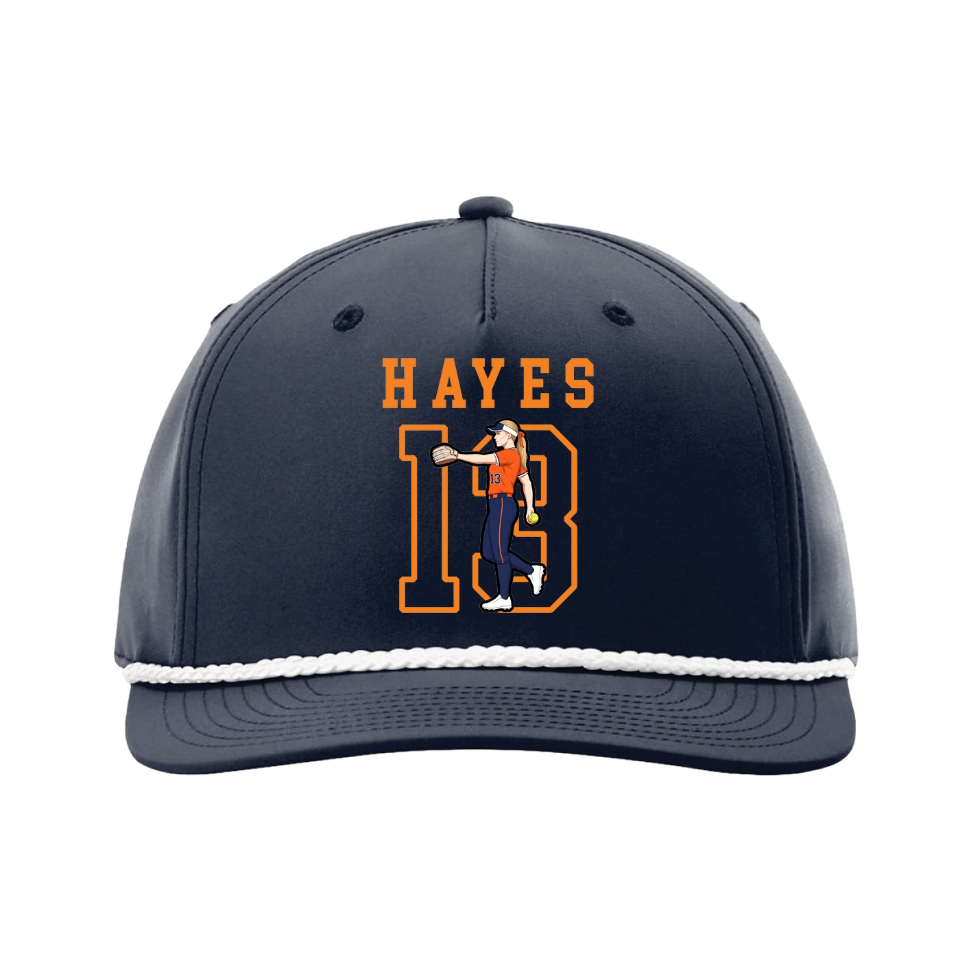 Five-Panel Classic Rope Cap — Shirsey in Navy