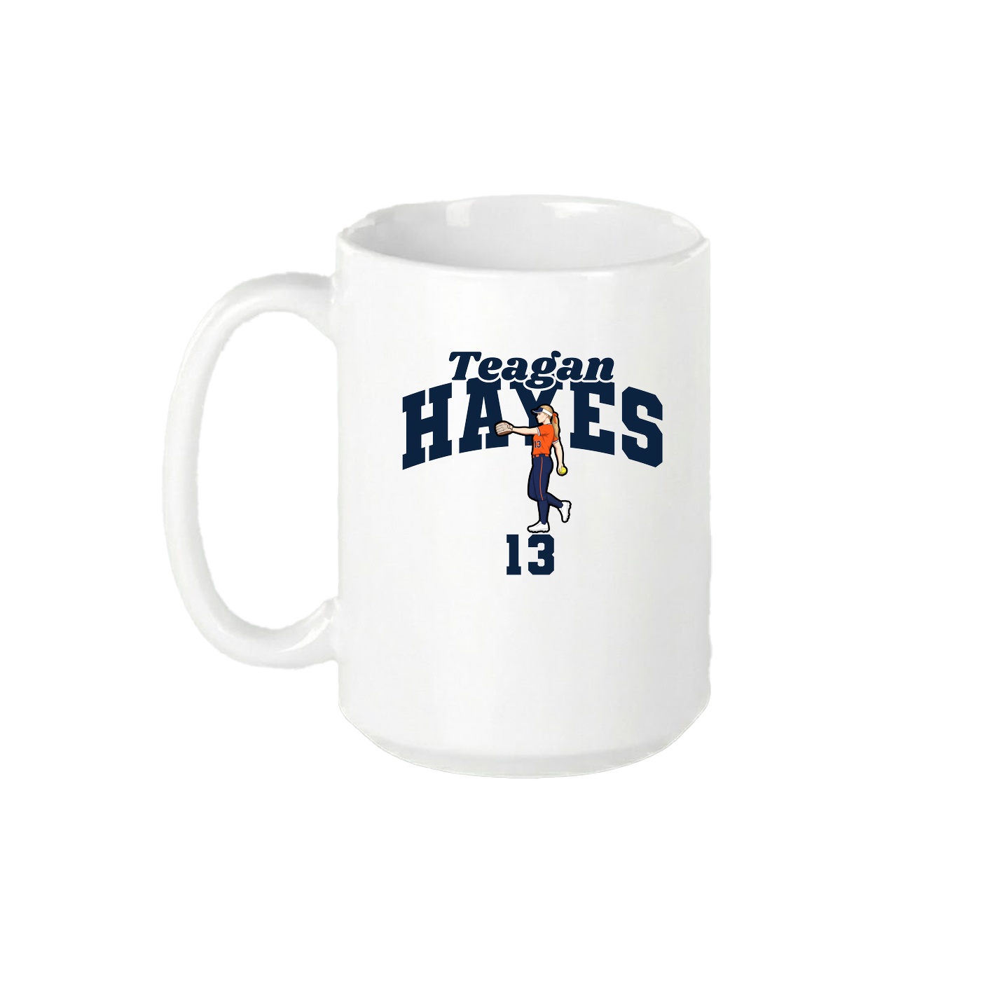 15oz Coffee Mug — Signature Arch in White
