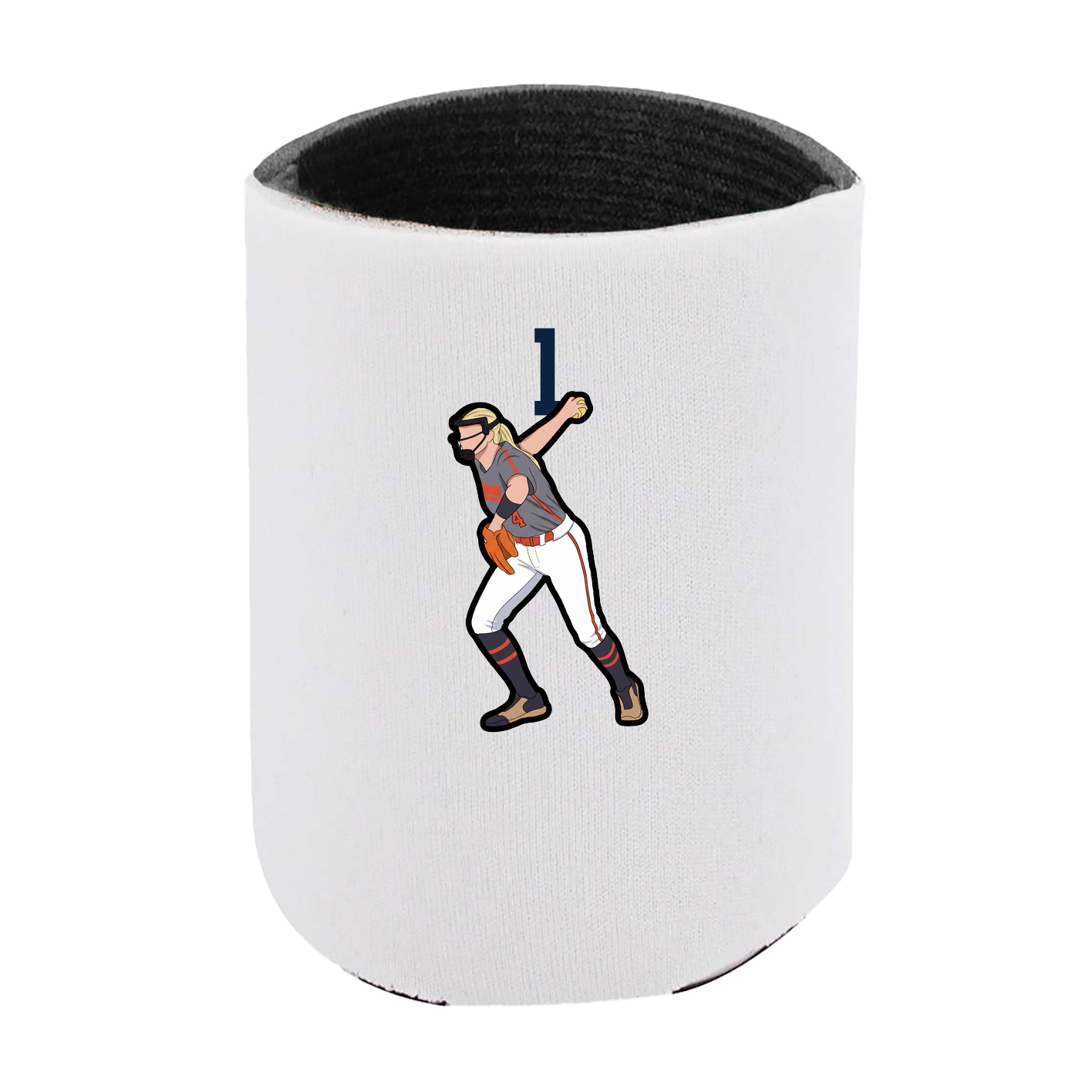 Can Holder — Number Top in White