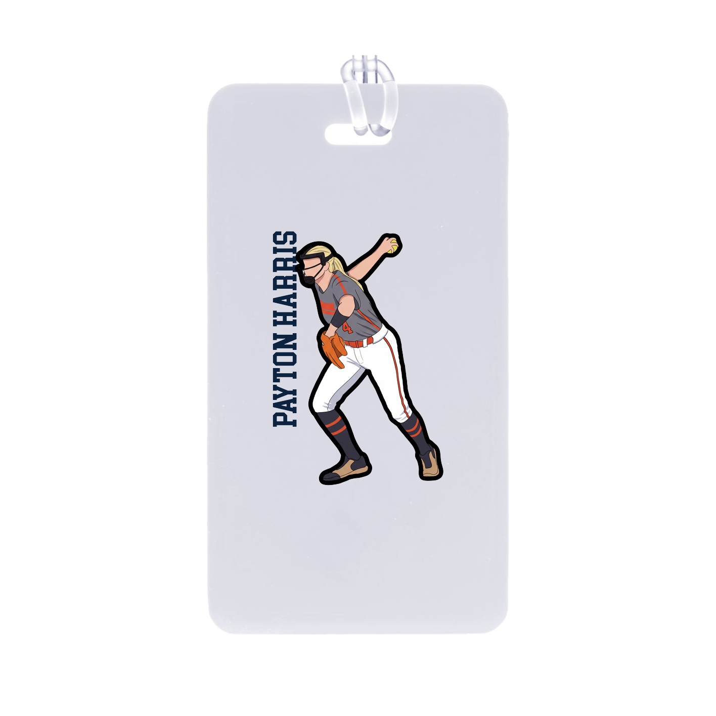Bag Tag — Name Vertical in Classic