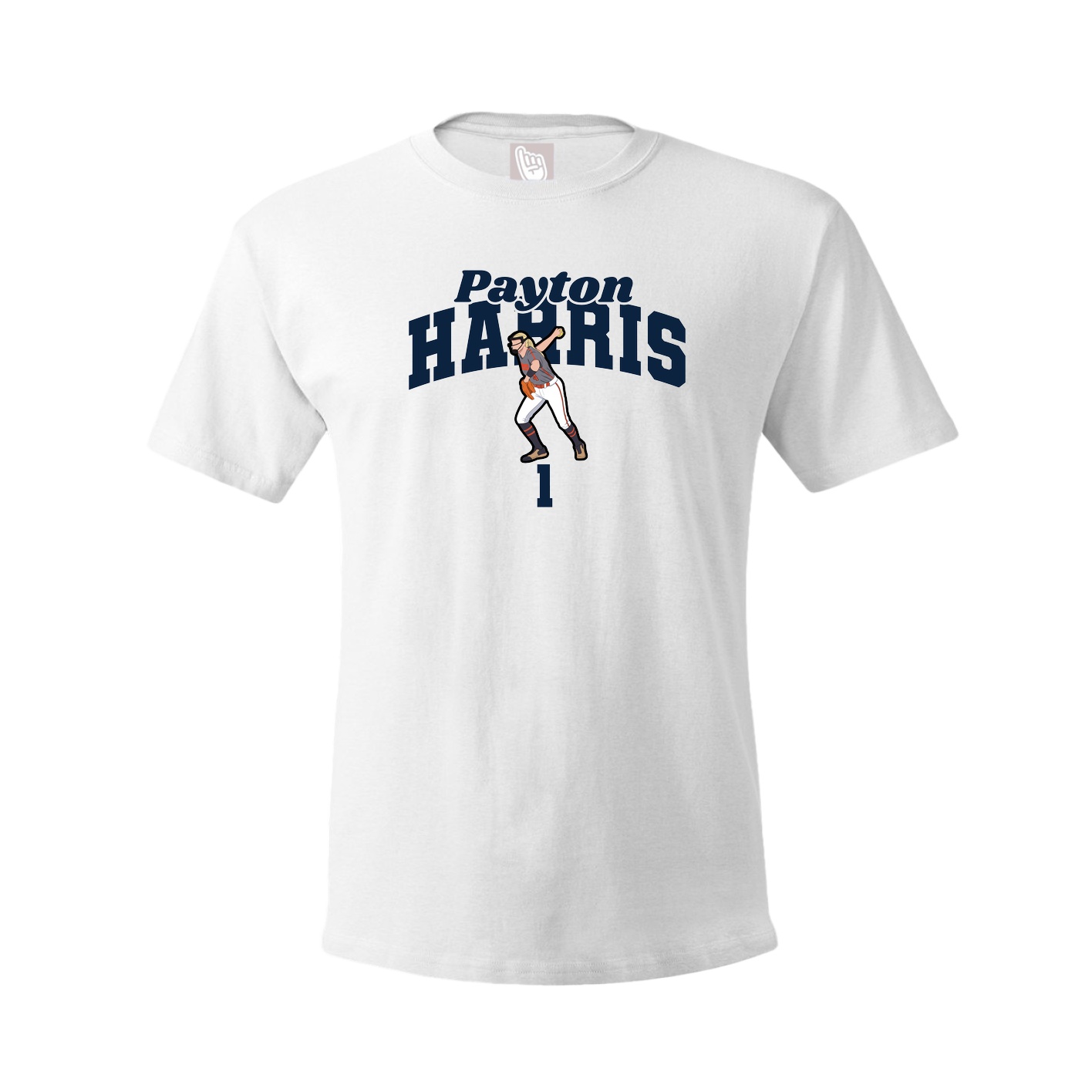 Youth Tee — Signature Arch in White