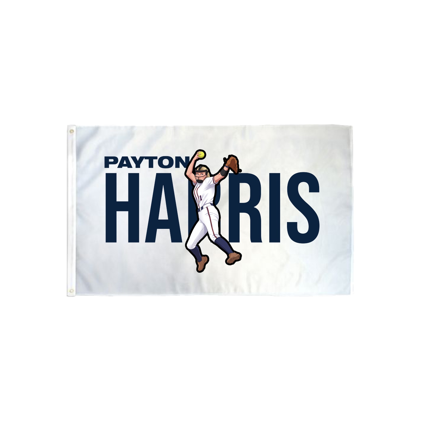 3x5 Flag — Player Name in Classic
