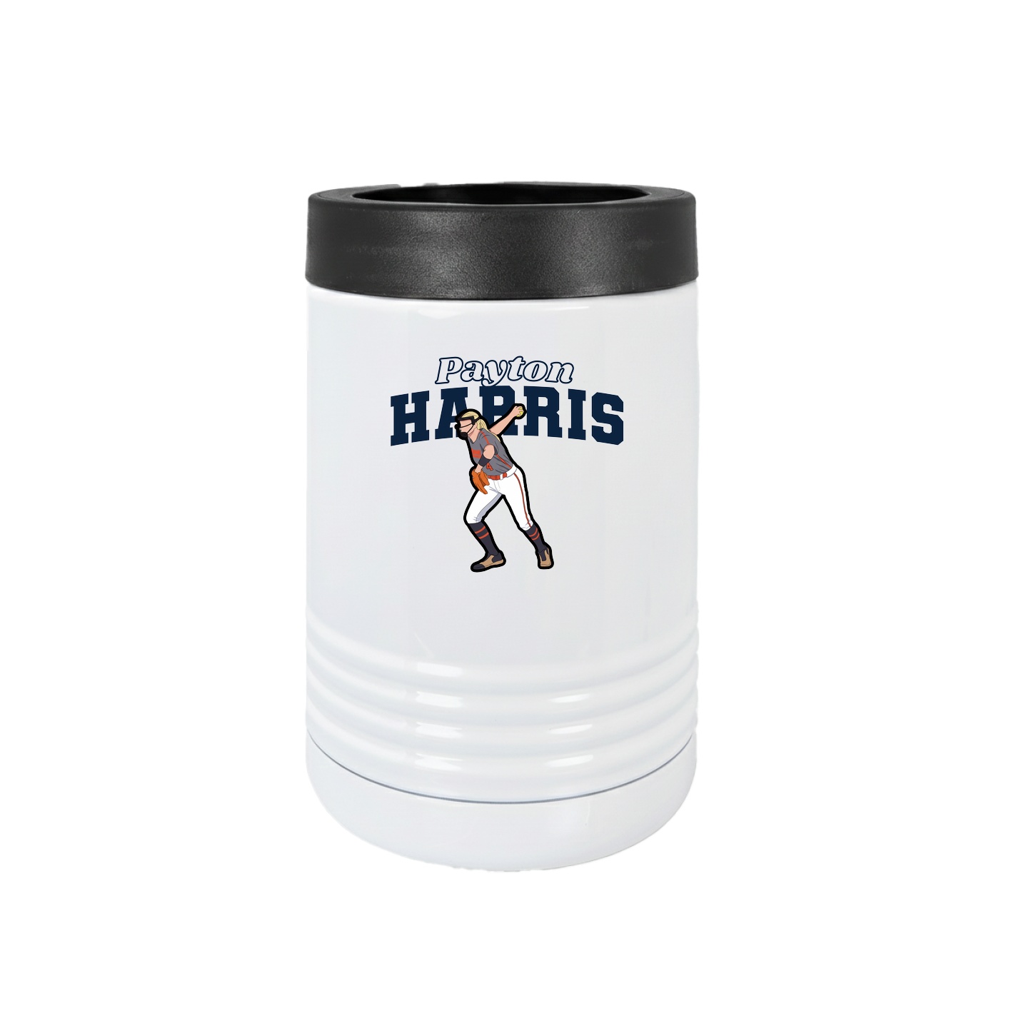 Beverage Holder — Name Arch in White