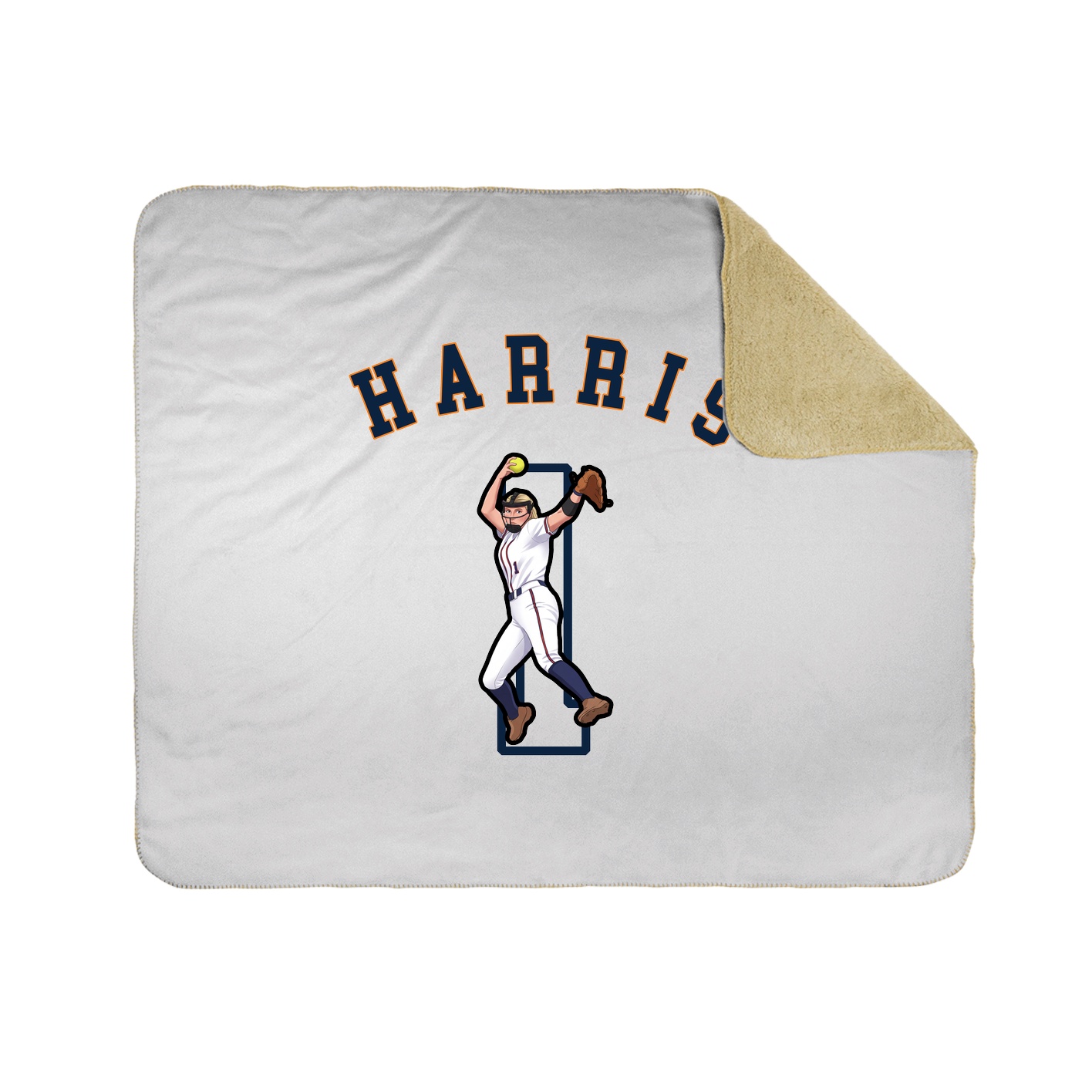 Throw Blanket — Shirsey Arch in White