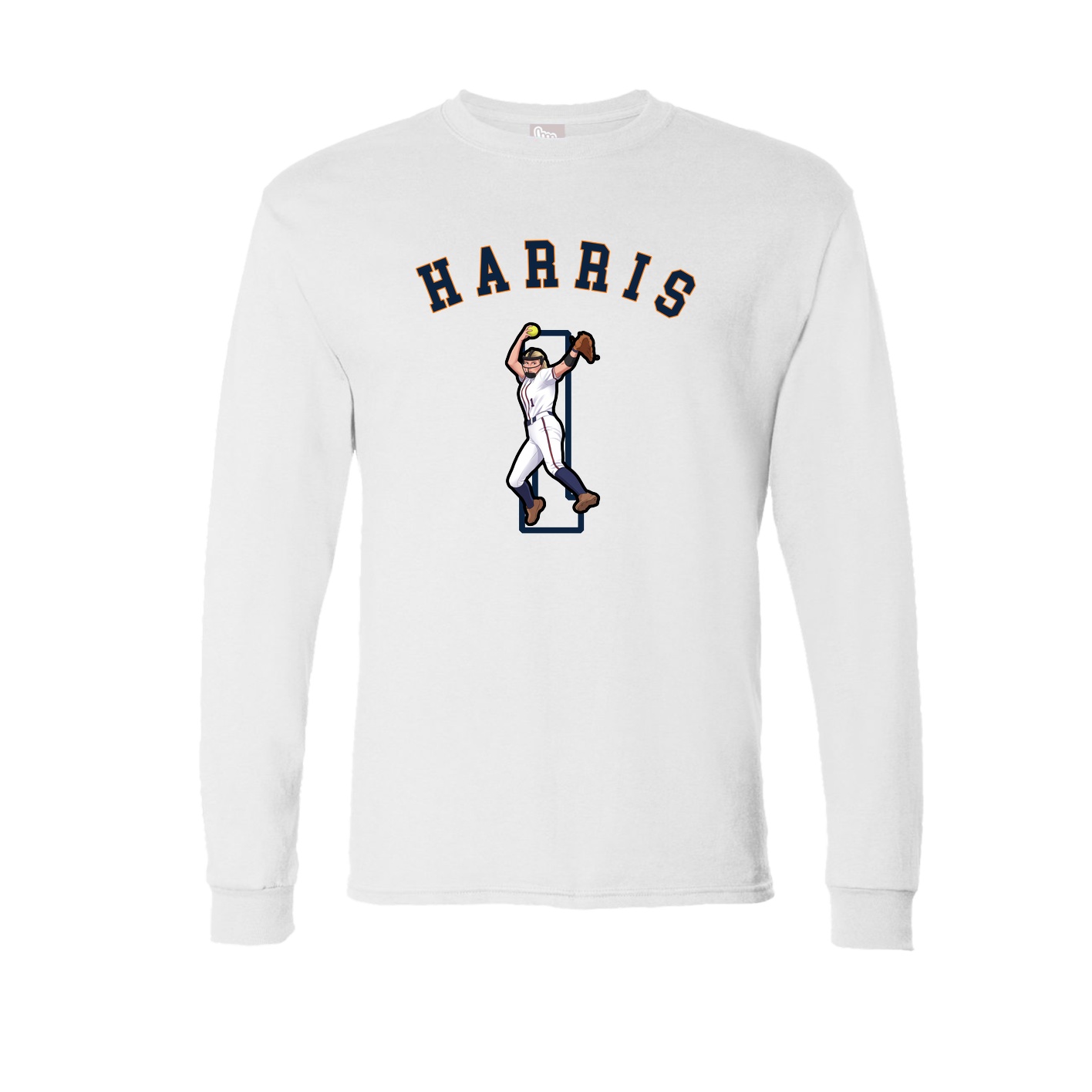 Long Sleeve Tee — Shirsey Arch in White