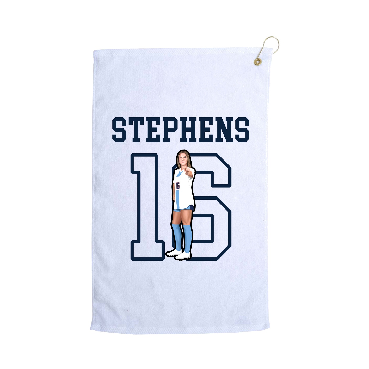 Golf Towel — Shirsey in White