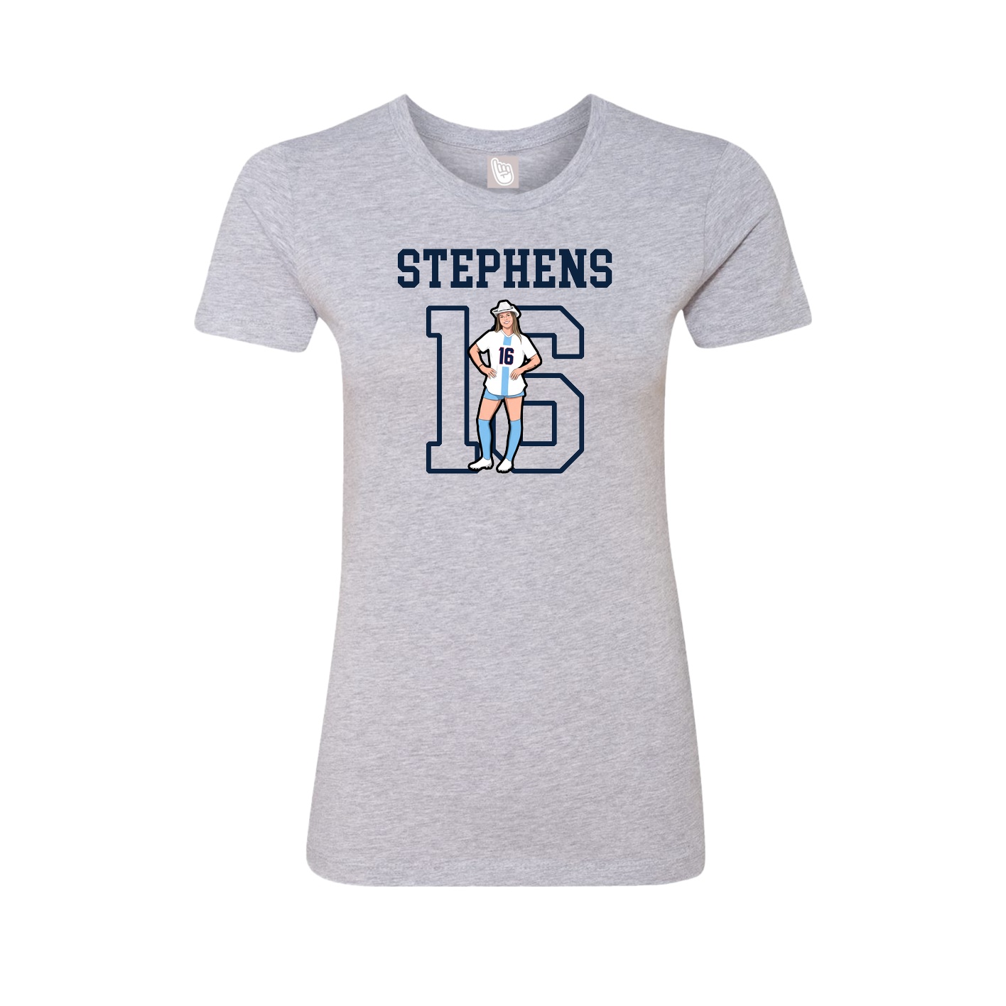 Fitted Women's Tee — Shirsey in Grey