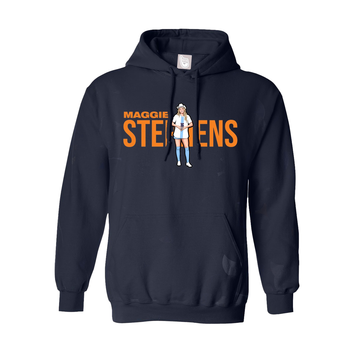 Hoodie — Player Name in Navy