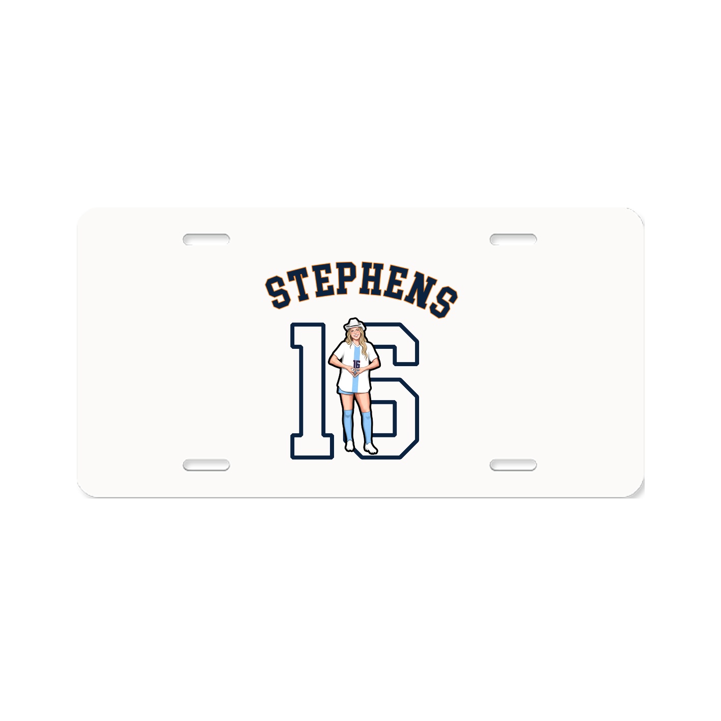 License Plate — Shirsey Arch in Classic