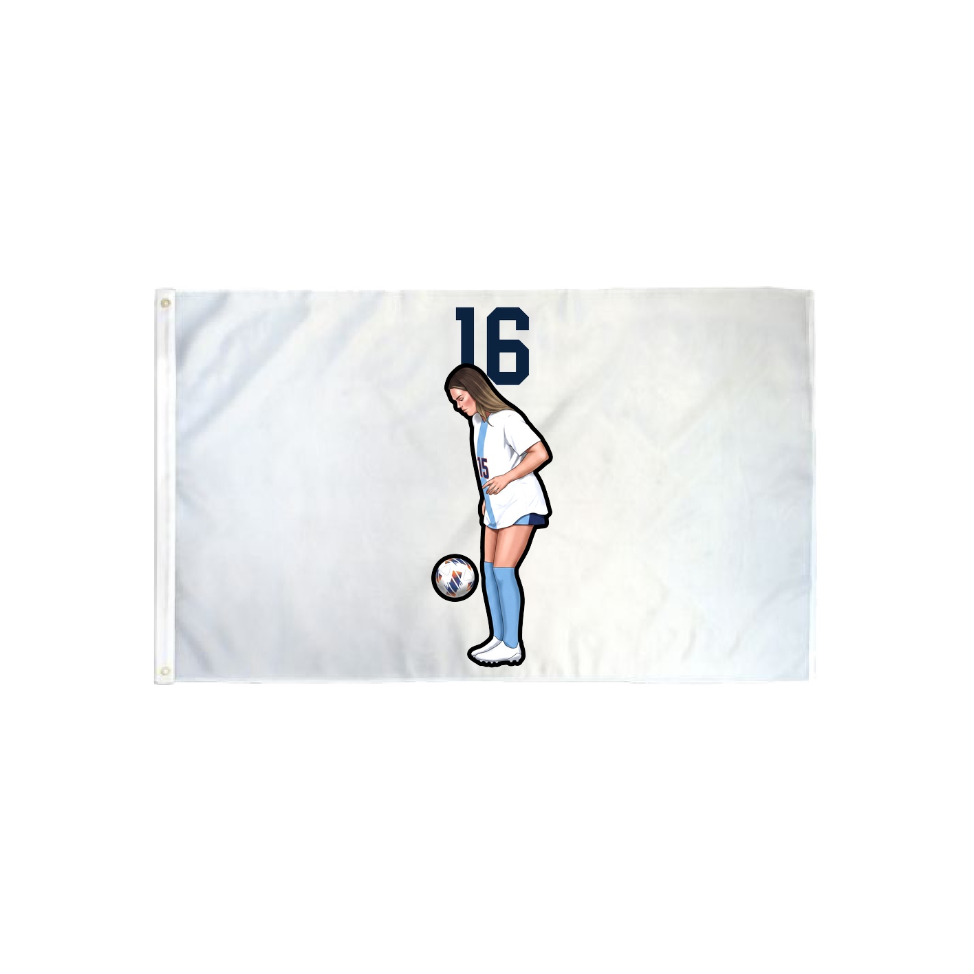 3x5 Flag — Number Top in Classic